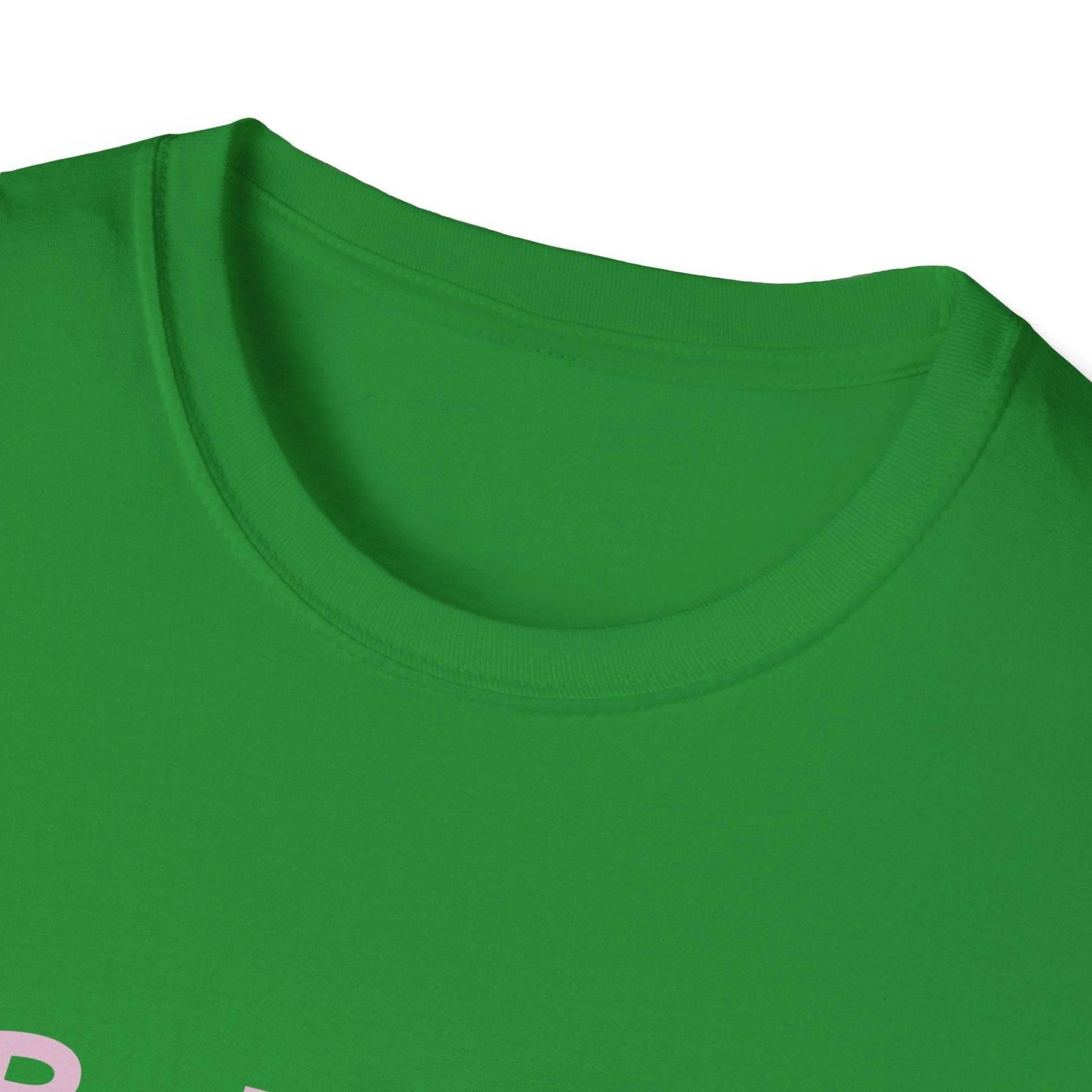 Be Happy Stay Positive Unisex Softstyle T-Shirt - The Dreamer's Bookshop.