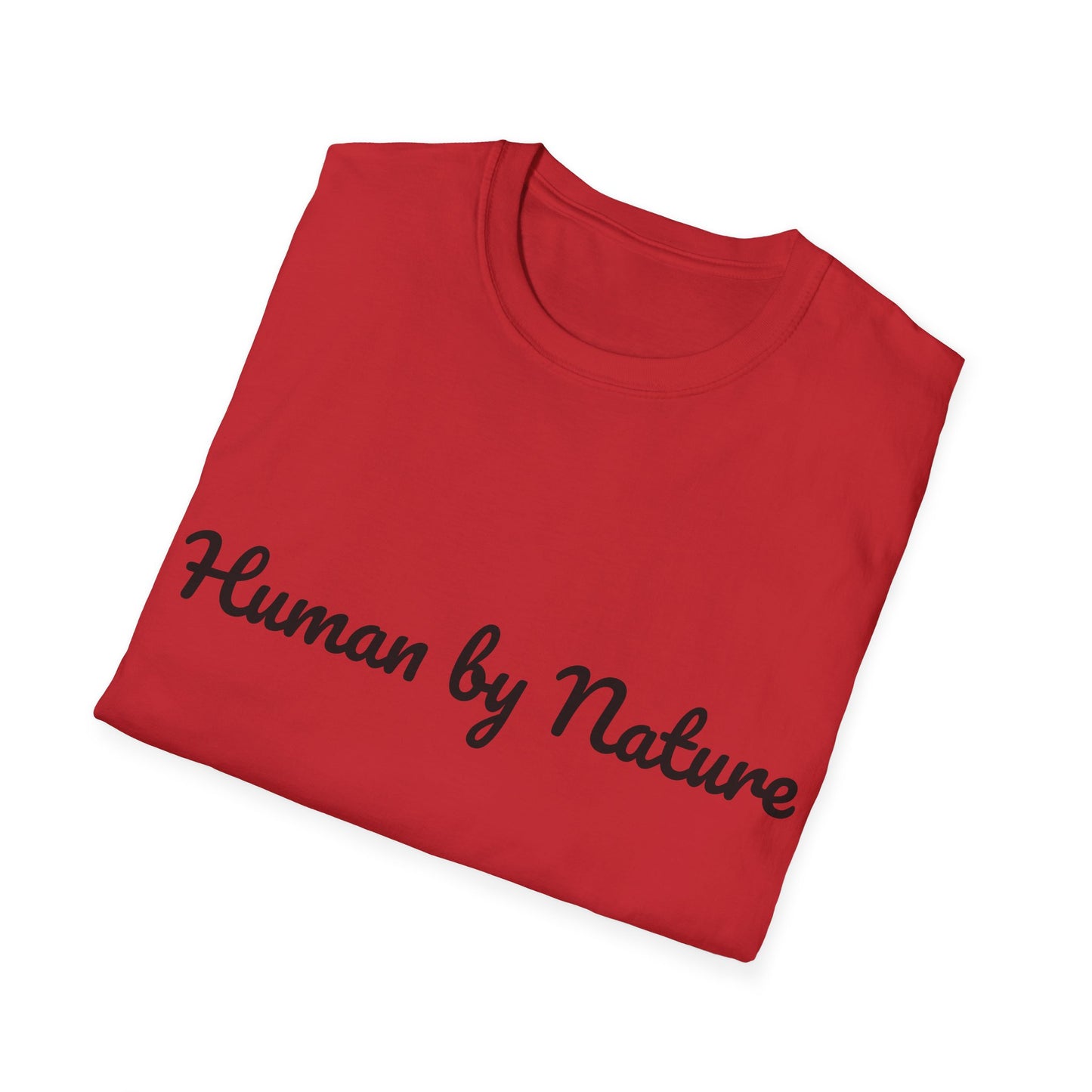 Unisex T-Shirt - "Human by Nature" for Book Lovers