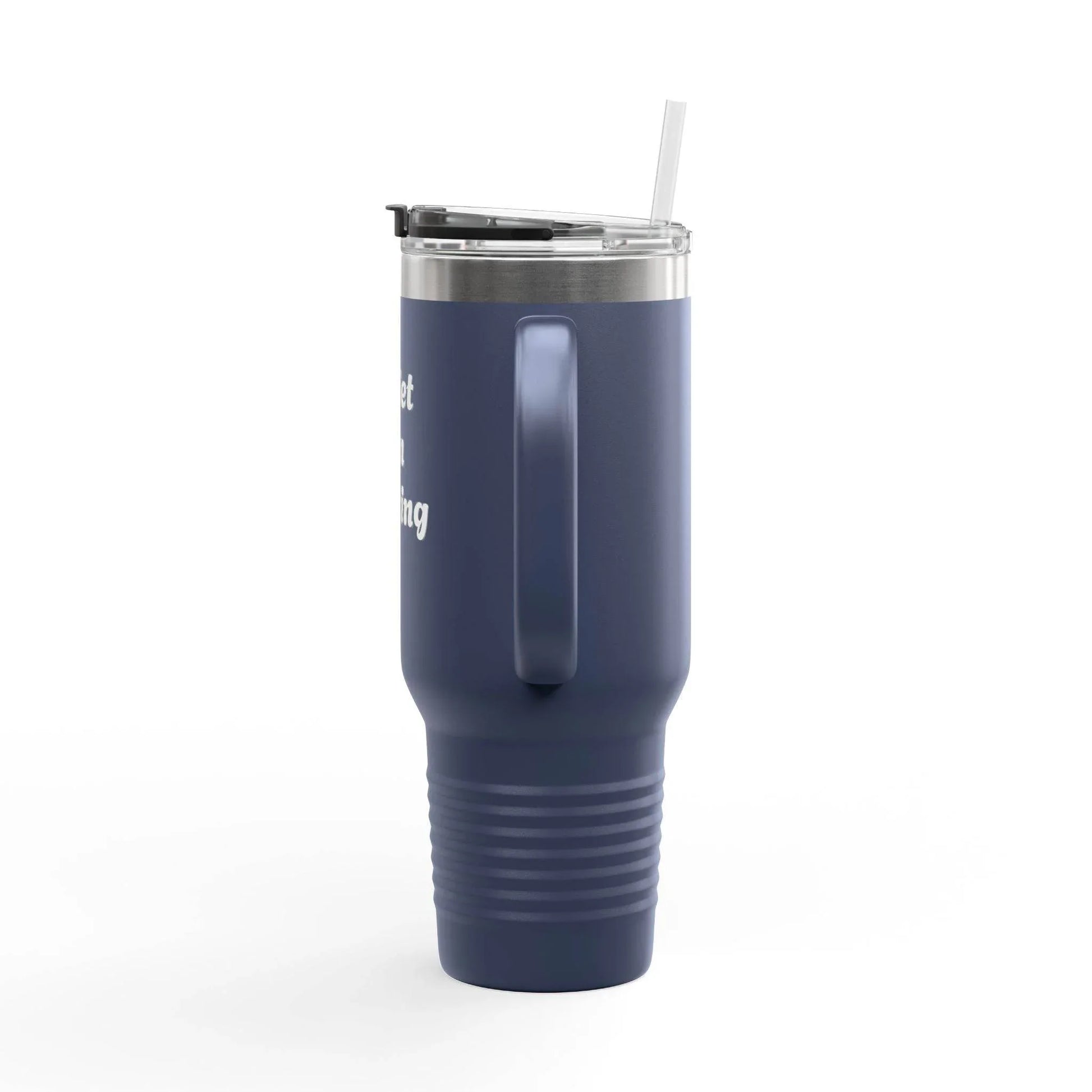 Quiet I'm Writing Insulated Travel Mug - 40oz Red Coffee Cup - The Dreamer's Bookshop.