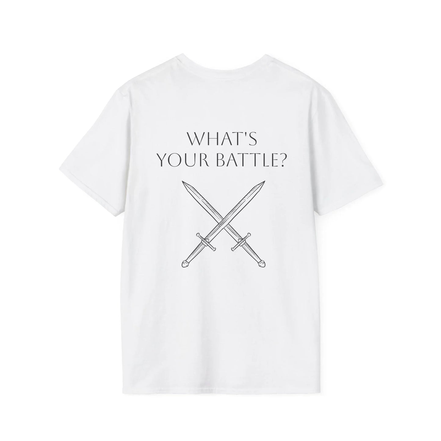 M.S. Warrior Unisex Softstyle T-Shirt - What's Your Battle? - The Dreamer's Bookshop.