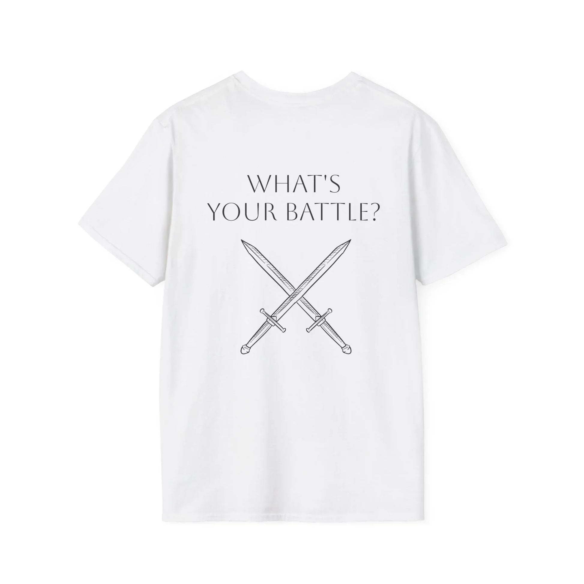 M.S. Warrior Unisex Softstyle T-Shirt - What's Your Battle? - The Dreamer's Bookshop.