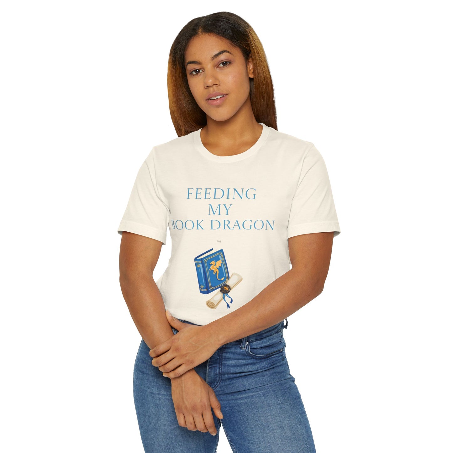 Unisex Jersey T-Shirt - Book Dragon