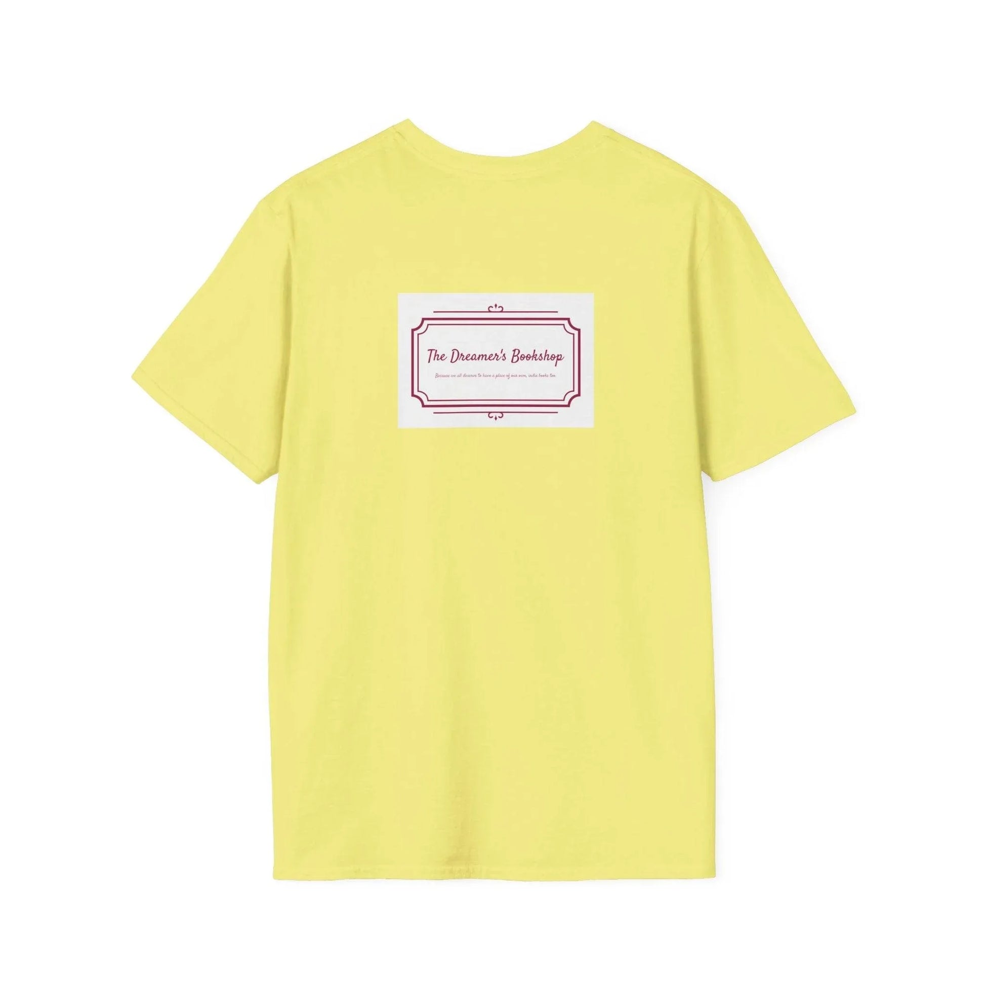 Unisex Softstyle T-Shirt - 'In our bookshop' - The Dreamer's Bookshop.