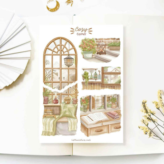LETTOOn - Stickervel - Cosy Corner - The Dreamer's Bookshop.