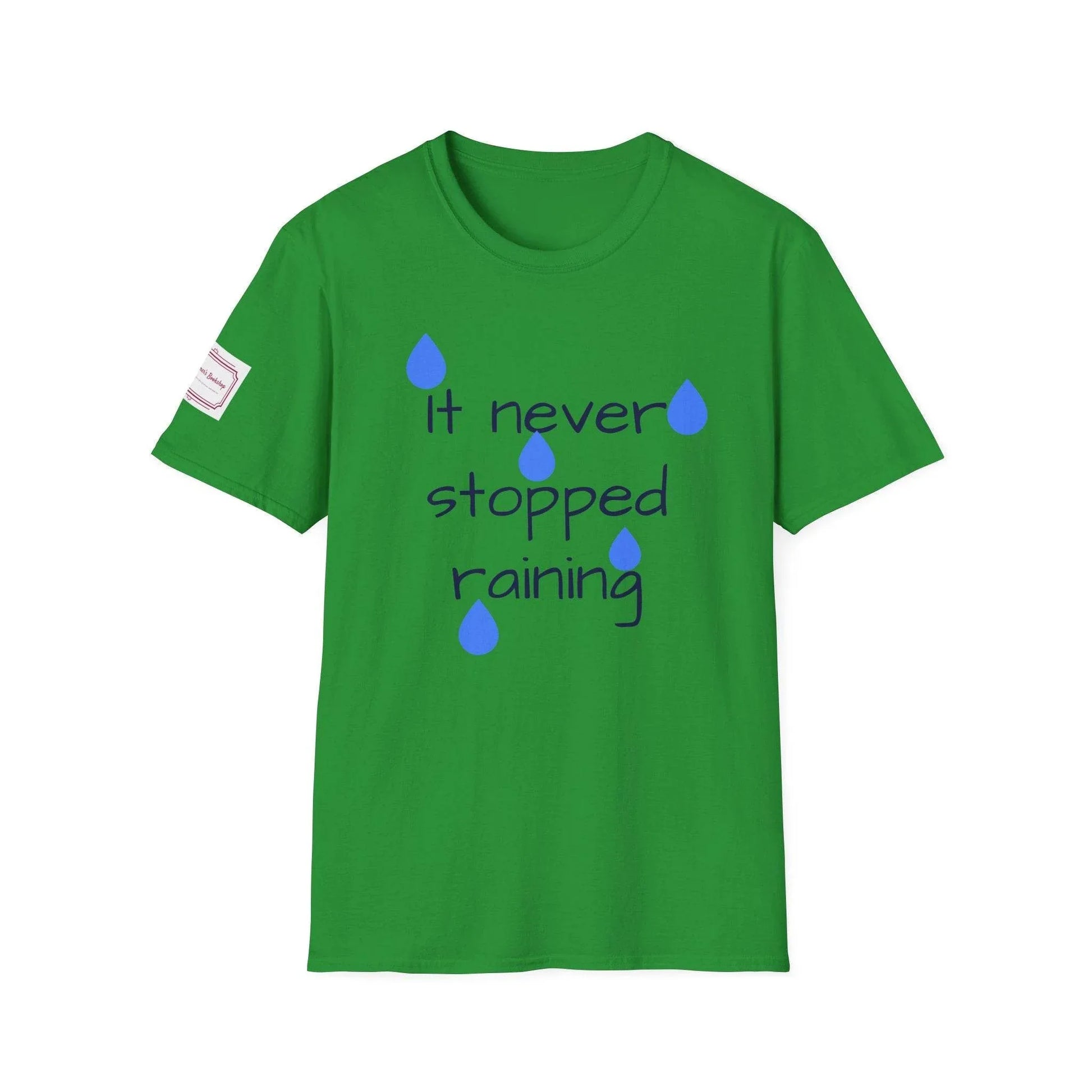 Inspirational Unisex Softstyle T-Shirt - 'Umbrella' Motivational Design - The Dreamer's Bookshop.