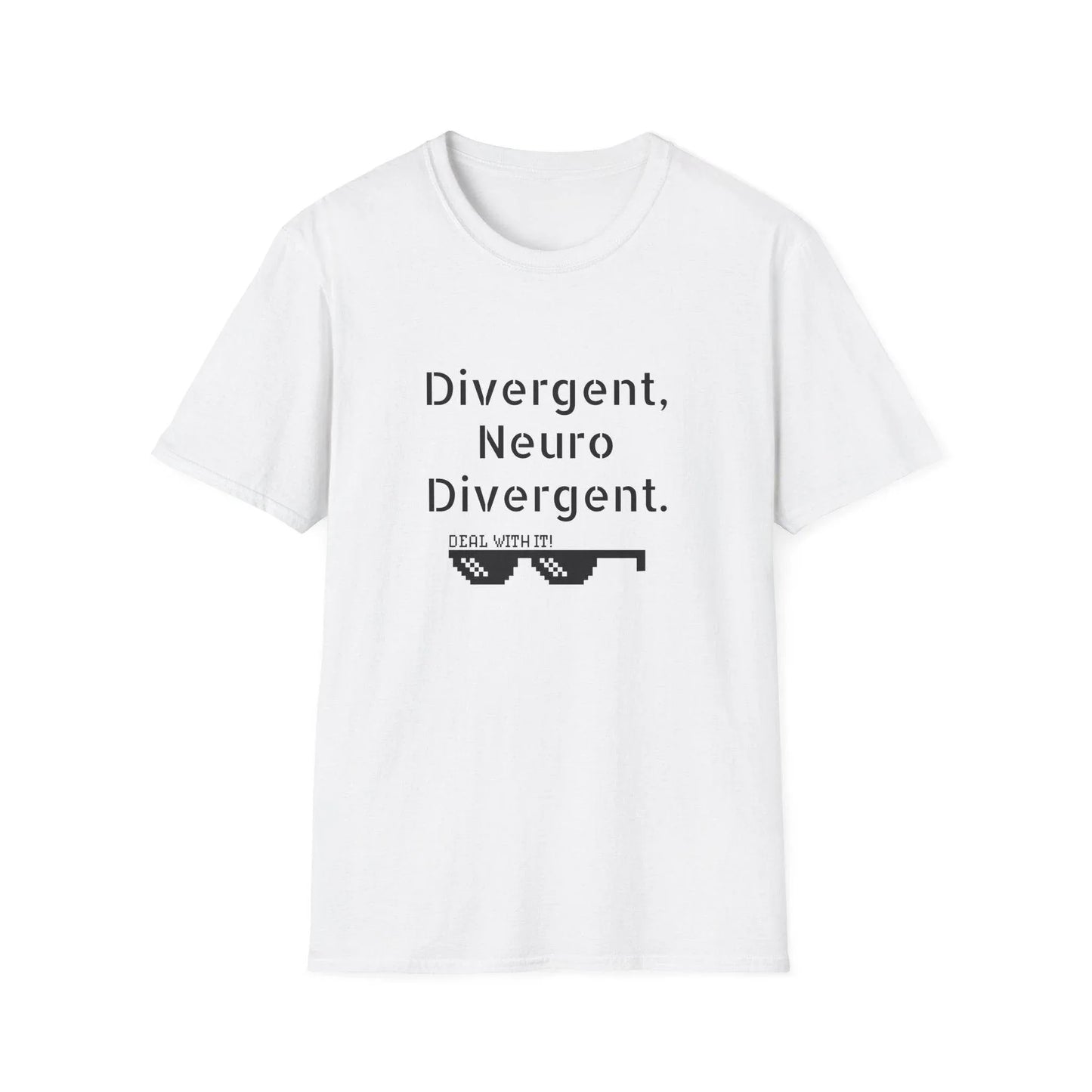 Neuro Divergent Unisex Softstyle T-Shirt – Celebrate Uniqueness! - The Dreamer's Bookshop.