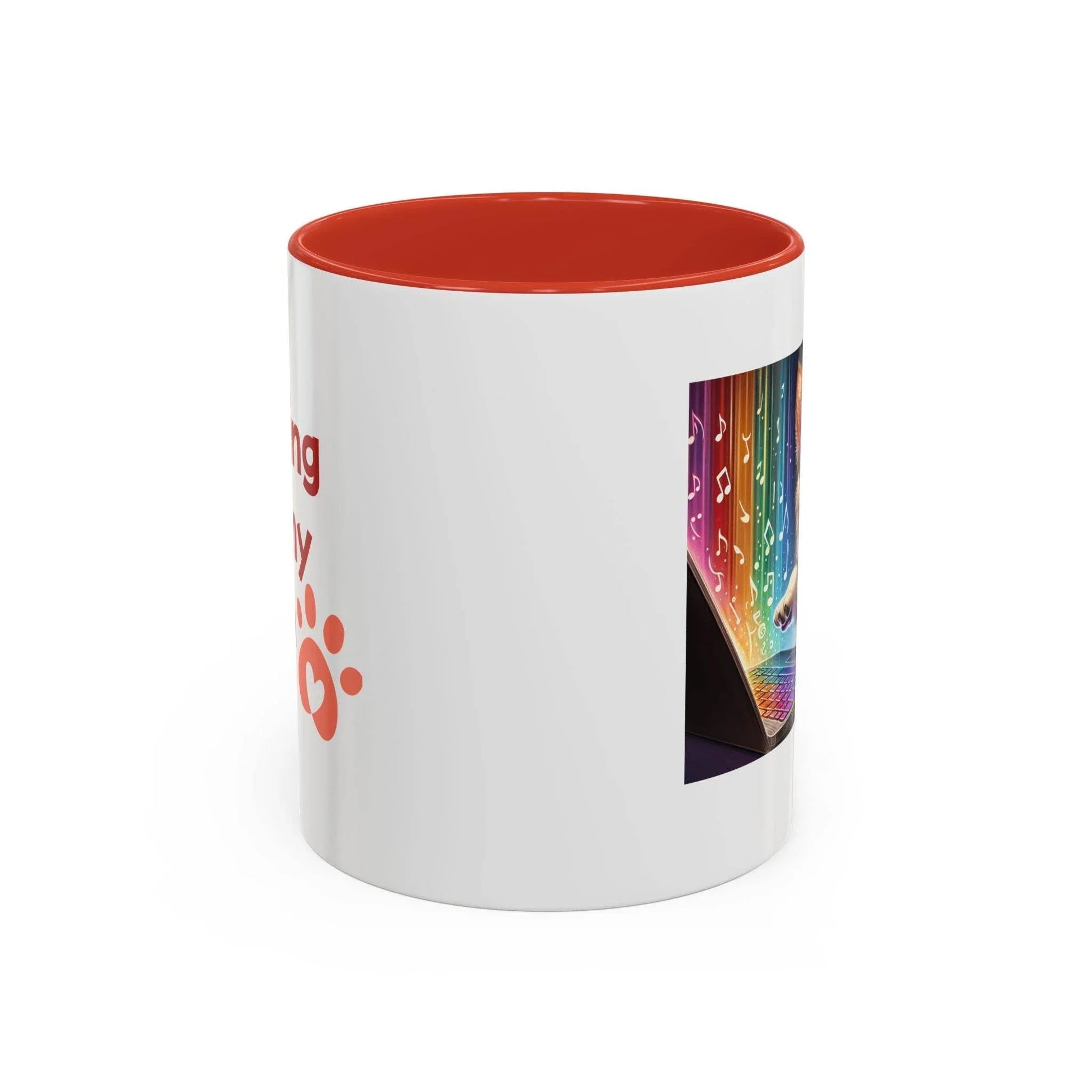 Playful Dog Writer Coffee Mug - Cute Gift for Book Lovers - The Dreamer's Bookshop.