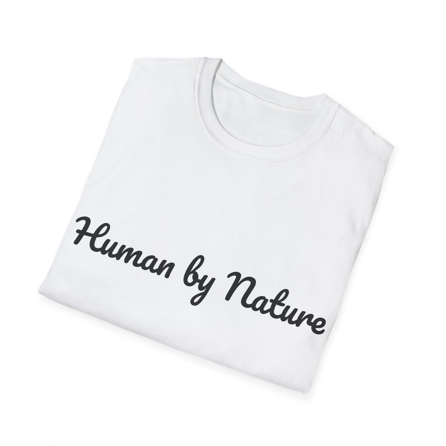 Unisex T-Shirt - "Human by Nature" for Book Lovers