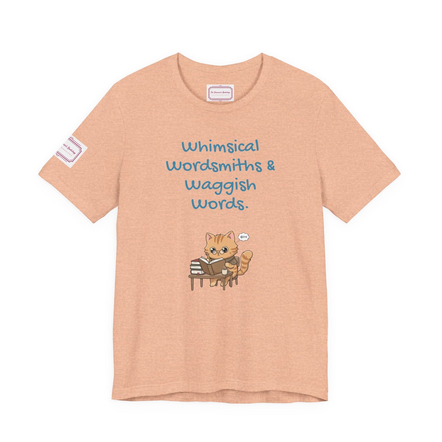 Whimsical Wordsmiths Tee - Fun Short Sleeve Shirt for Writers & Book Lovers