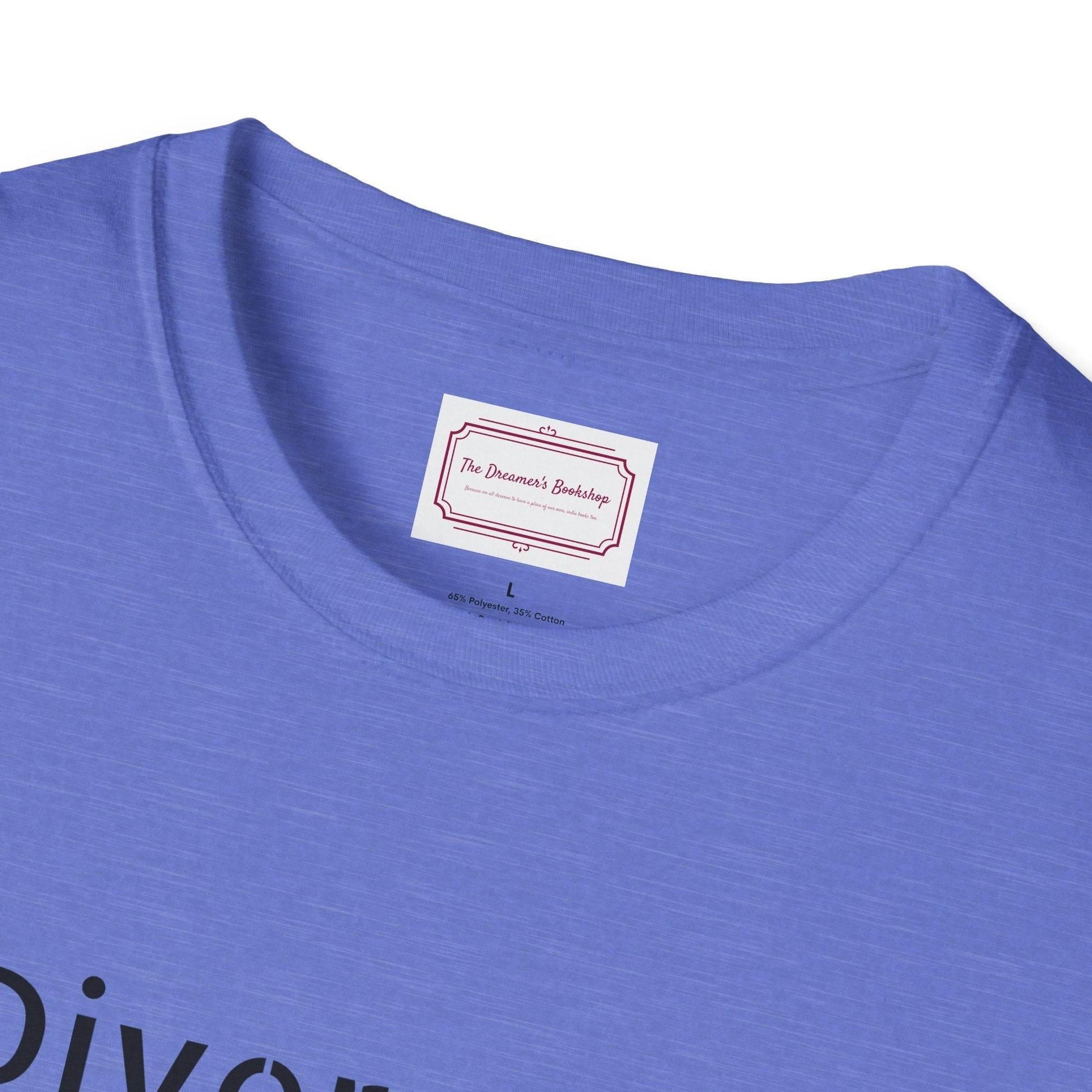 Divergent Neurodivergent T-Shirt - Unisex Softstyle Tee for Acceptance and Awareness - The Dreamer's Bookshop.