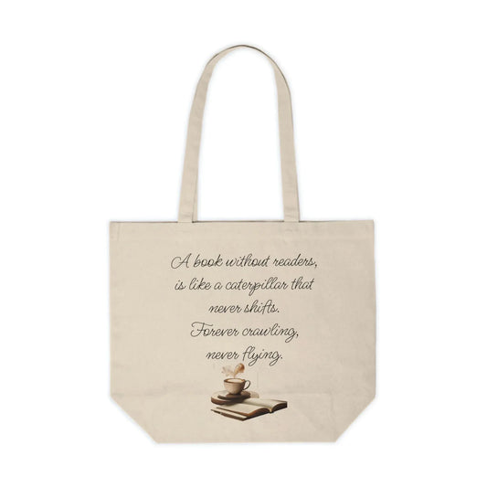"A book without readers" Shopping Tote - Perfect Gift for Book Lovers - The Dreamer's Bookshop.