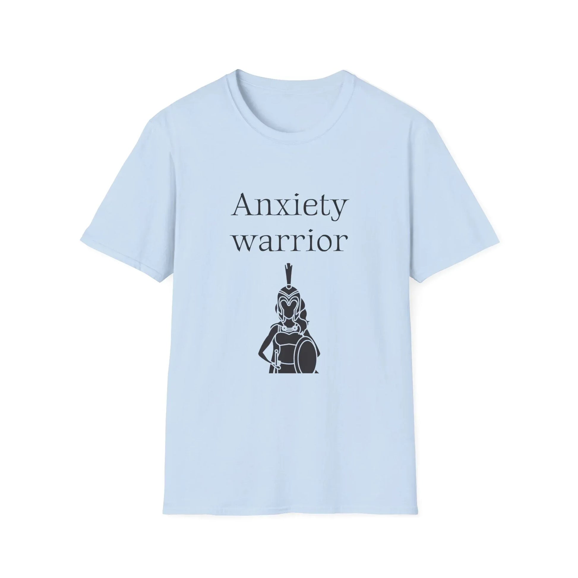 Anxiety Warrior Unisex Softstyle T-Shirt - What's Your Battle? - The Dreamer's Bookshop.