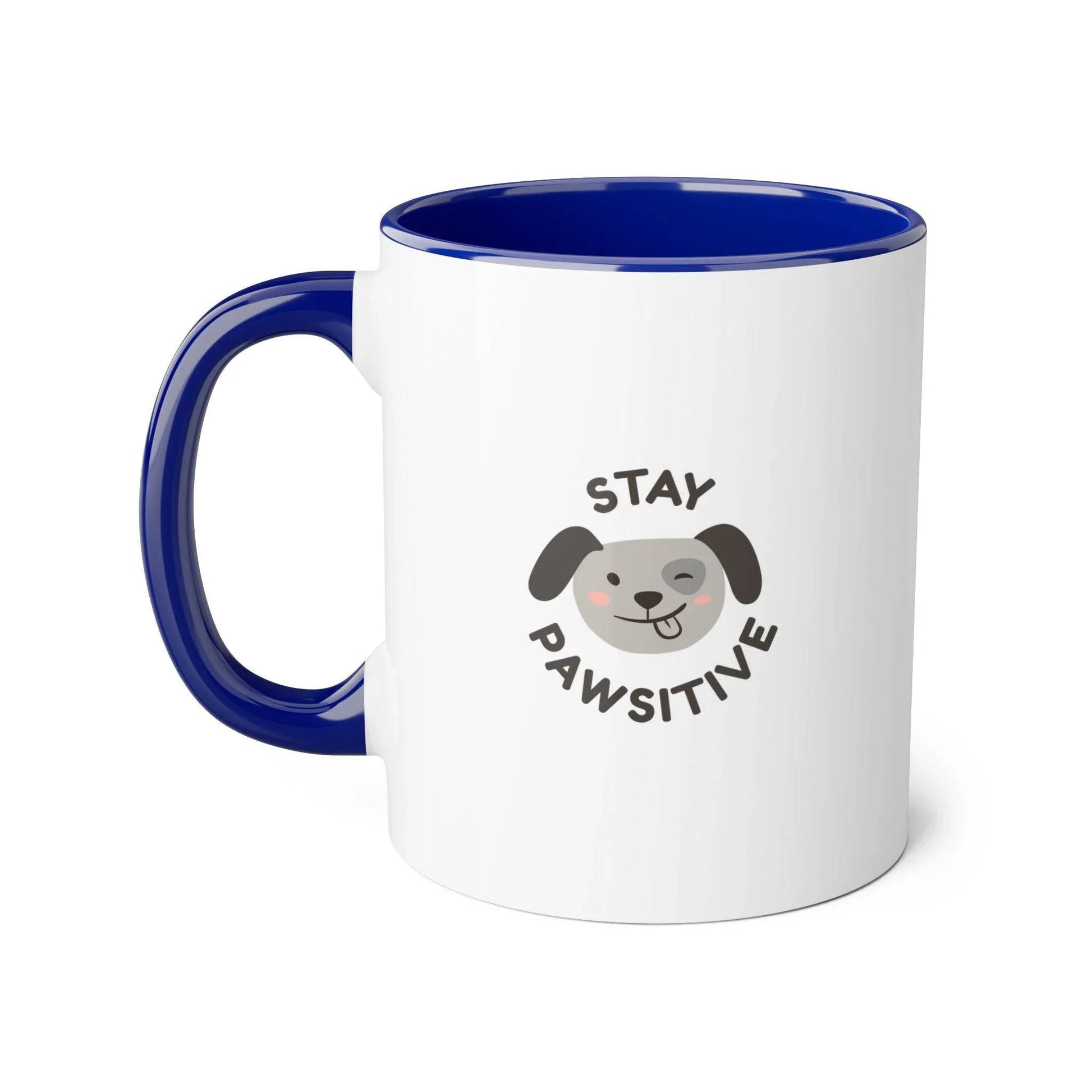 Funny Pawsitive Mug - 11oz Cup for Coffee Lovers - The Dreamer's Bookshop.
