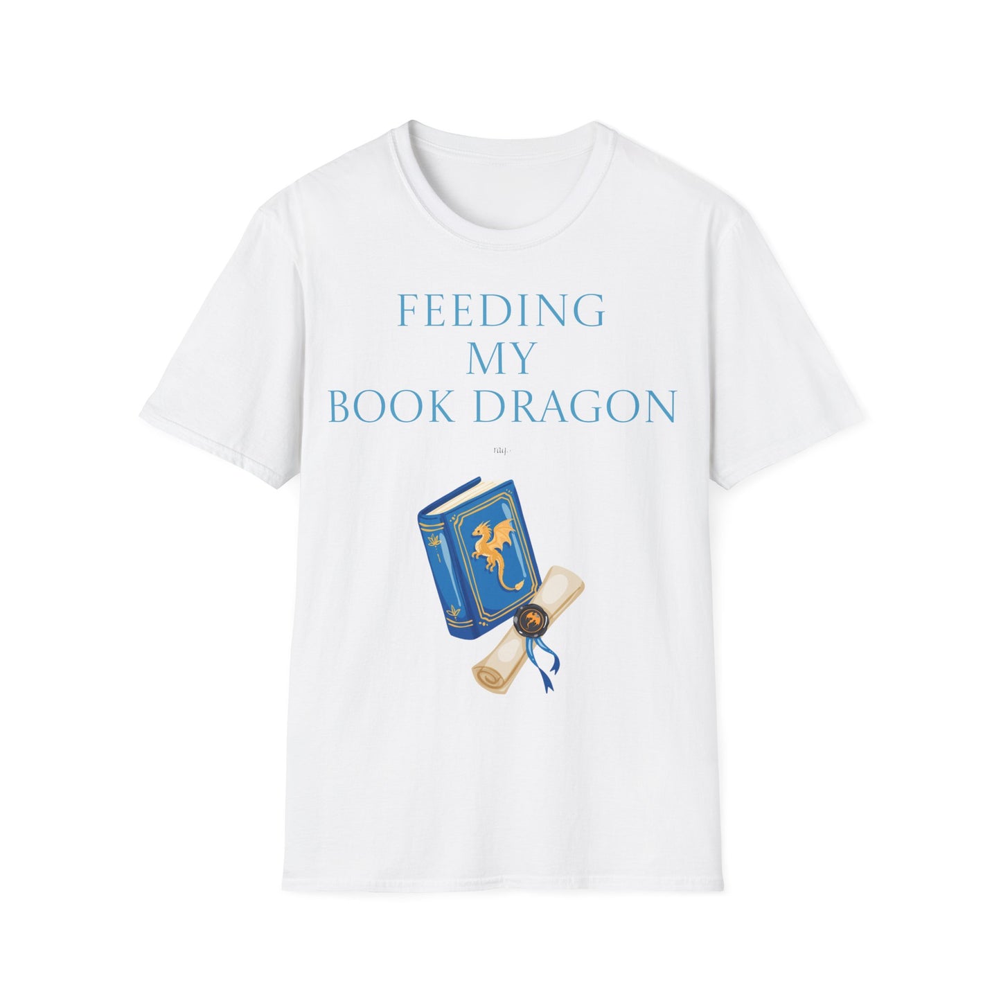 Unisex -Inspired T-Shirt - "Book Dragon" - Perfect for Book Lovers