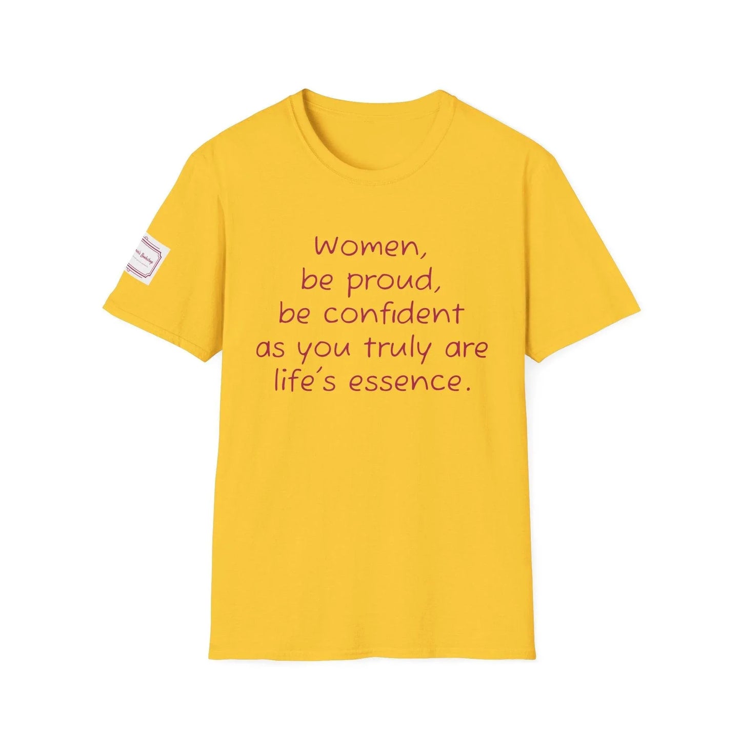 Inspirational Unisex Softstyle T-Shirt - 'Women' Motivational Design - The Dreamer's Bookshop.