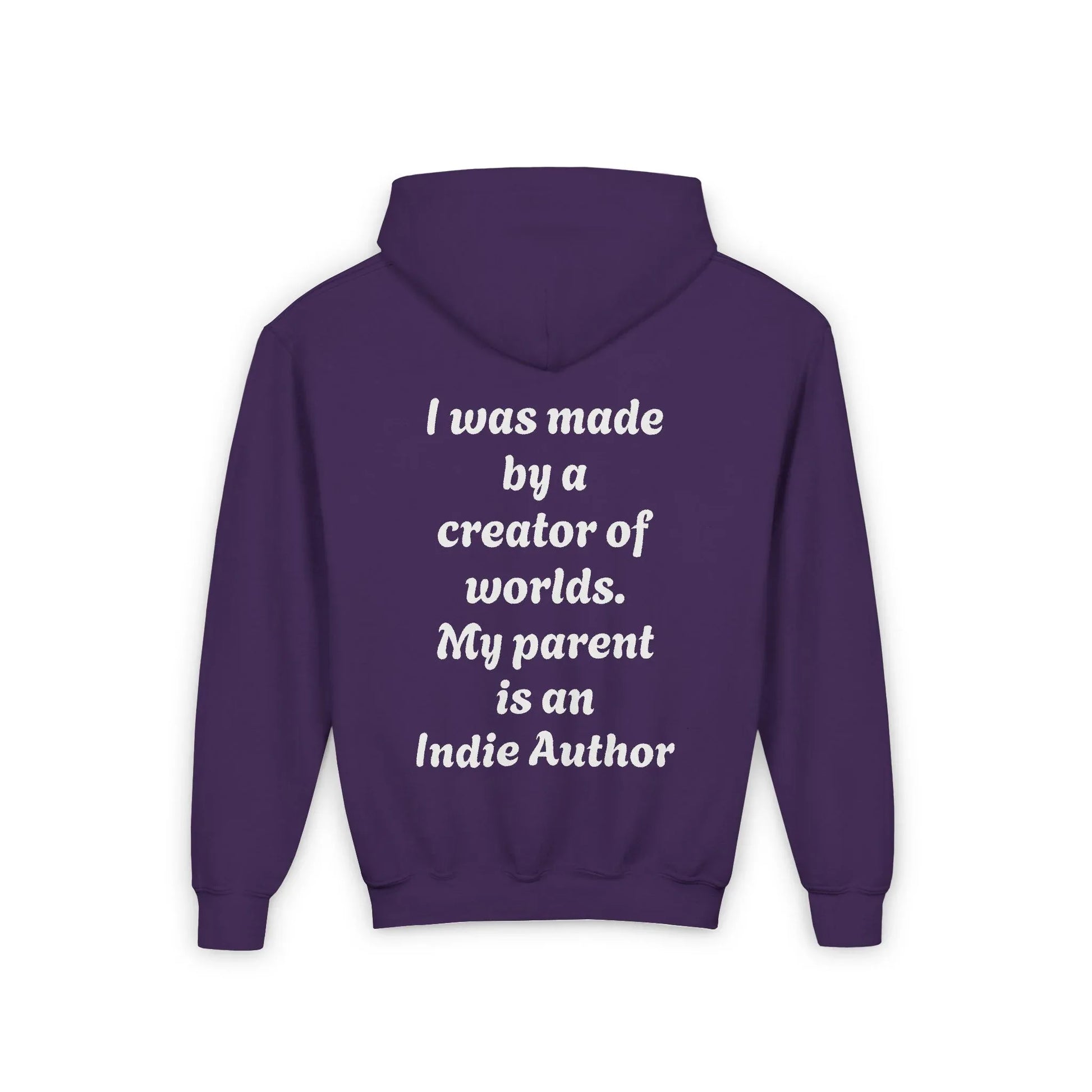 US (Ww) - Youth Heavy Blend Hooded Sweatshirt - "Born to be Original" & "Created by a Creator of Worlds" - The Dreamer's Bookshop.