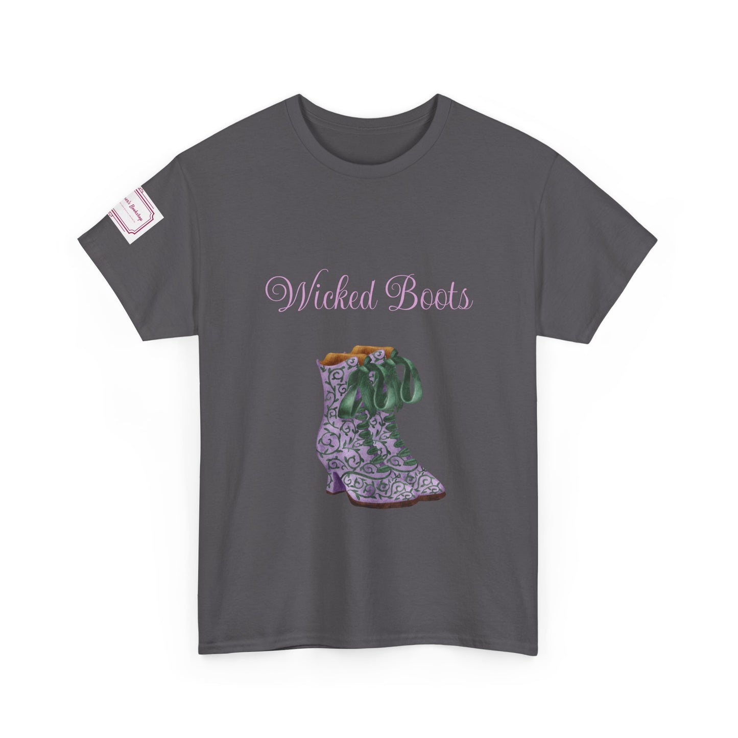 US (Ww) Wicked Boots Graphic Unisex Heavy Cotton Tee