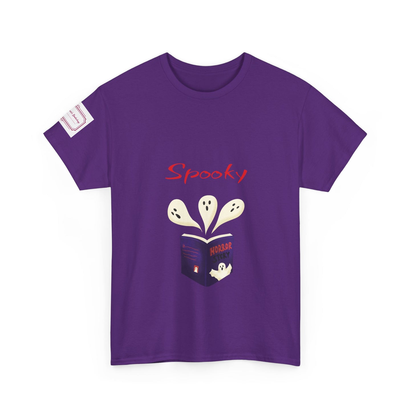 AU - Fiction - Unisex Heavy Cotton Tee - Spooky Books
