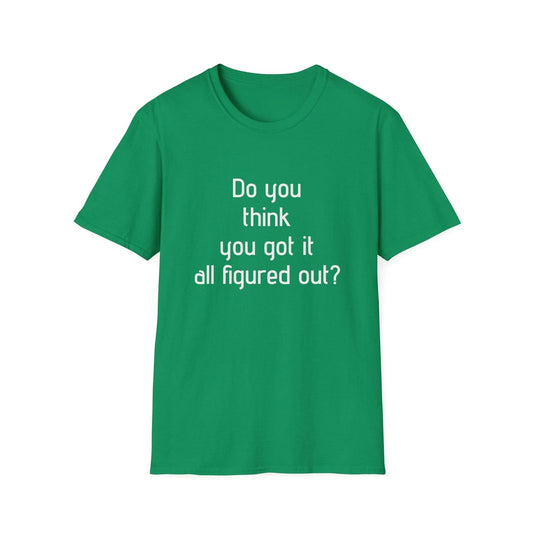 Unisex Softstyle T-Shirt - 'Think Again' - The Dreamer's Bookshop.