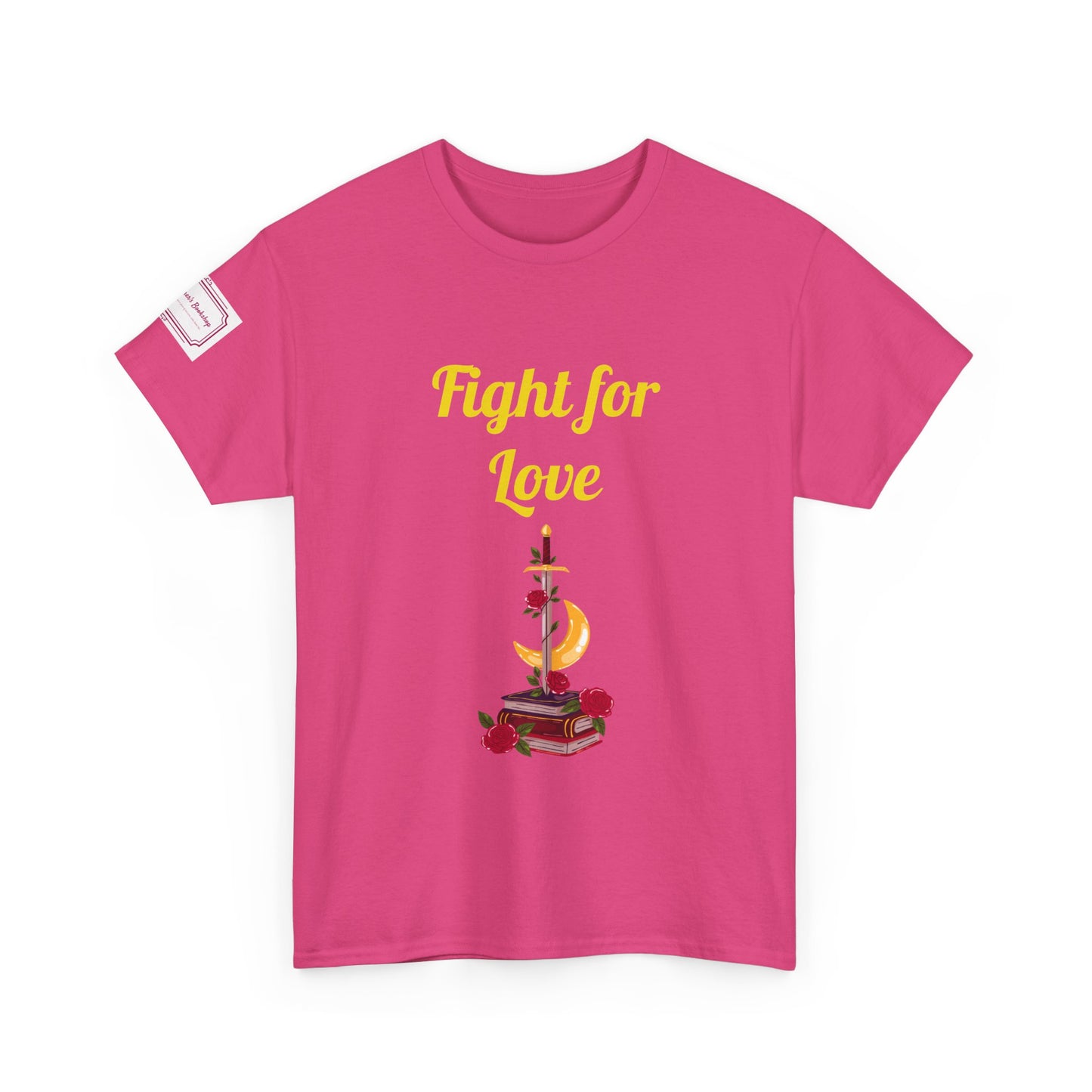 US (Ww) Fight for Love - Graphic Unisex Heavy Cotton Tee - Romance Books