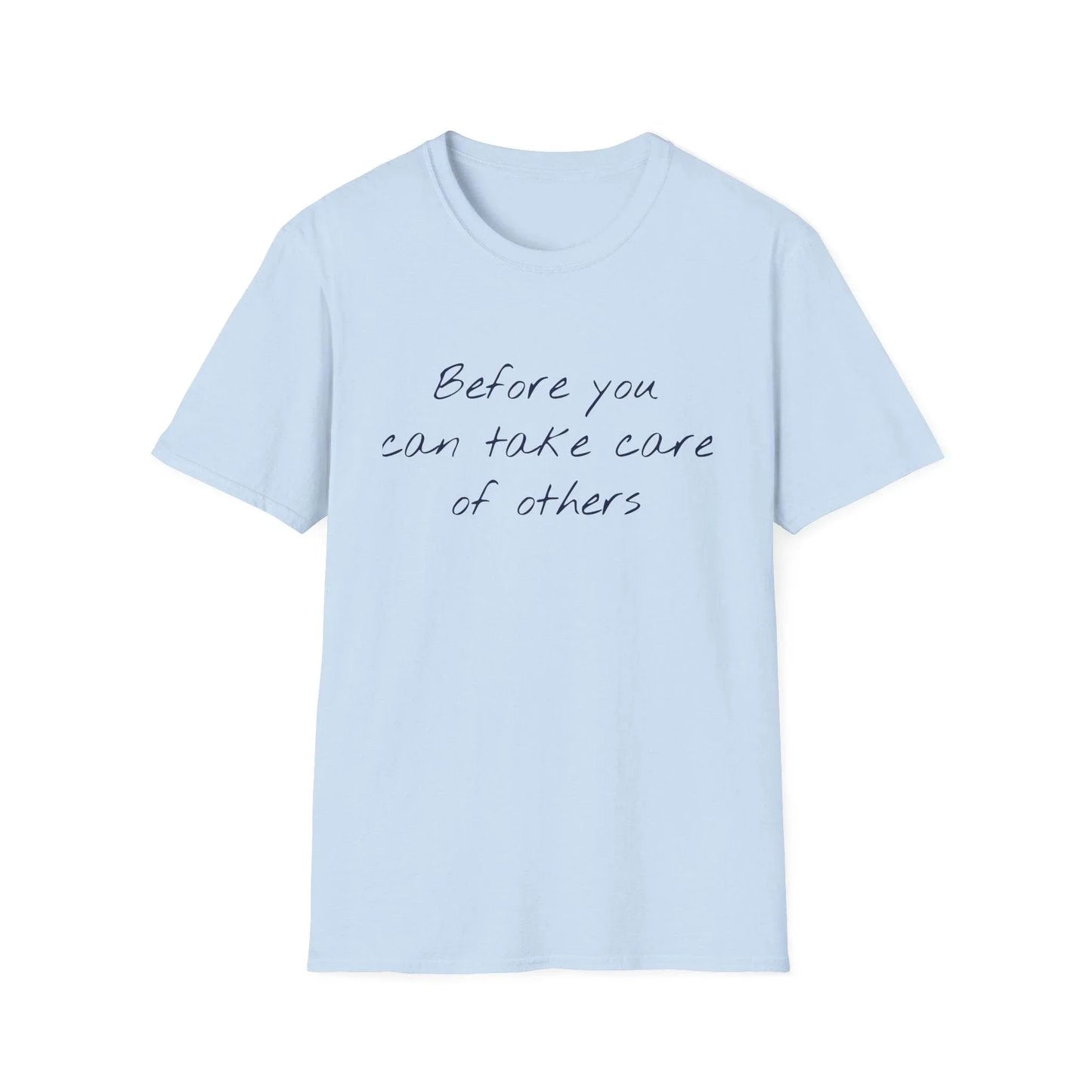 Unisex Softstyle T-Shirt - 'Take Care' Inspirational - The Dreamer's Bookshop.