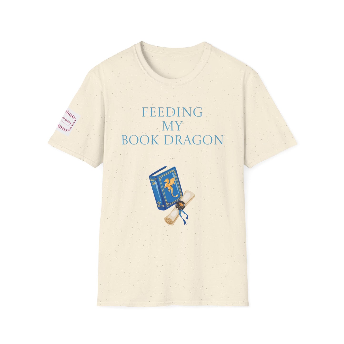 Unisex Softstyle T-Shirt - 'Book Dragon'