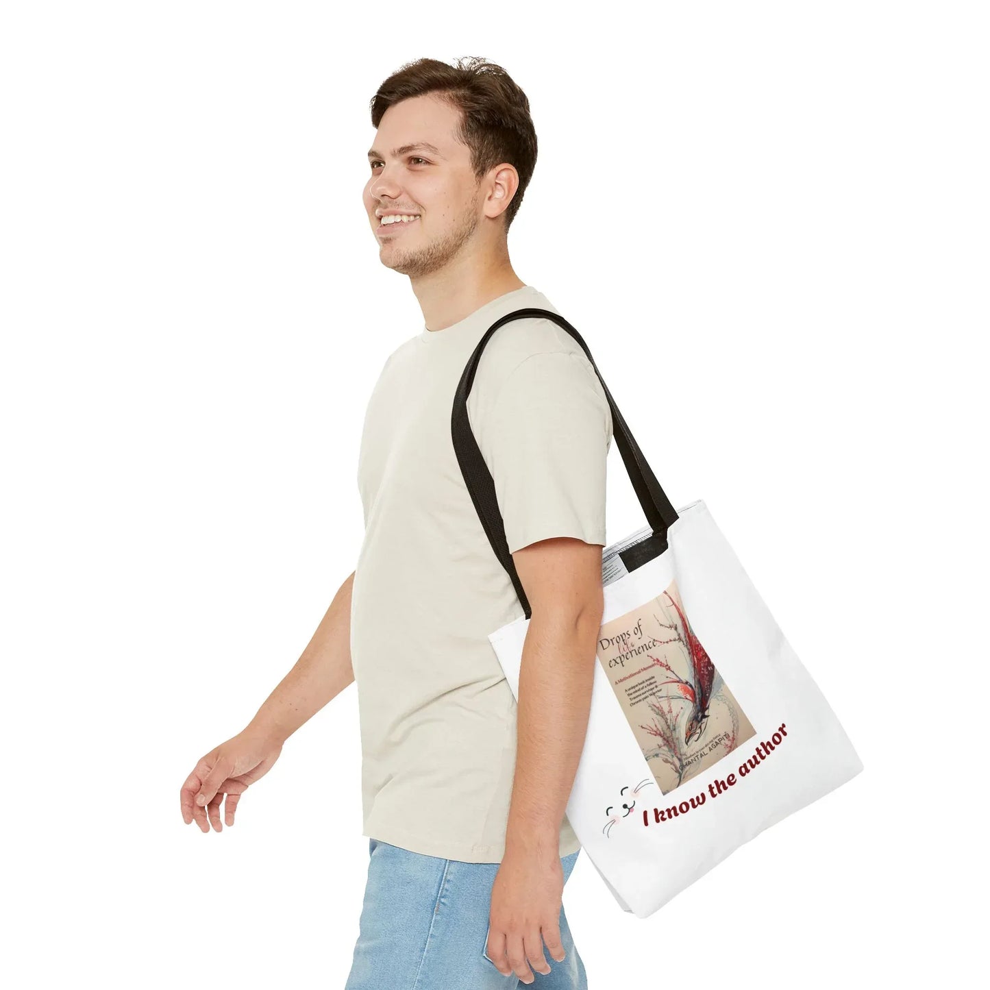 I Know the Author Tote Bag - Cozy Book lovers Design - The Dreamer's Bookshop.