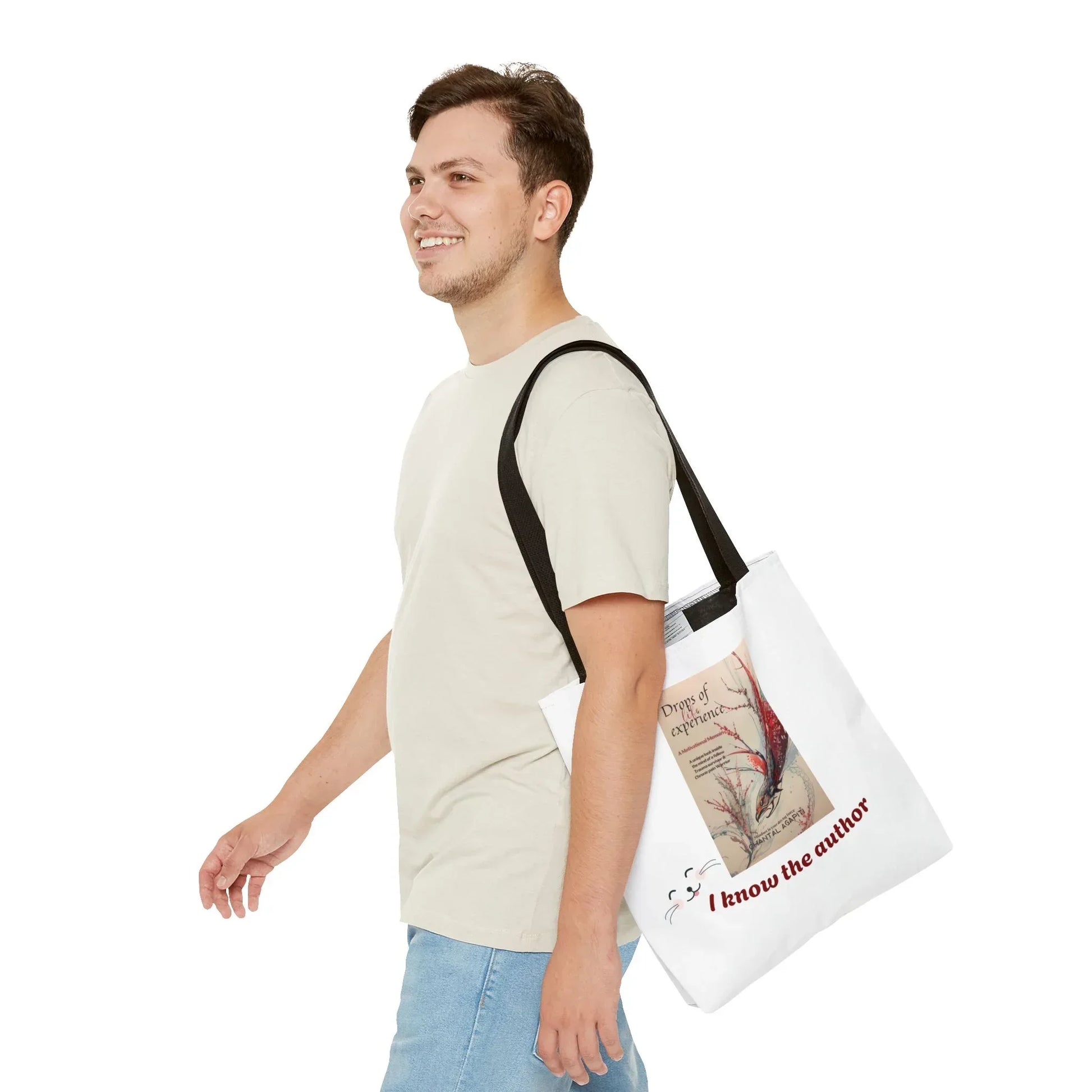 I Know the Author Tote Bag - Cozy Book lovers Design - The Dreamer's Bookshop.