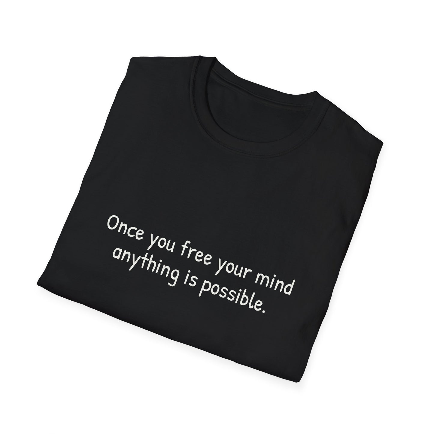 Unisex Softstyle T-Shirt - 'Once you Free' Poetical