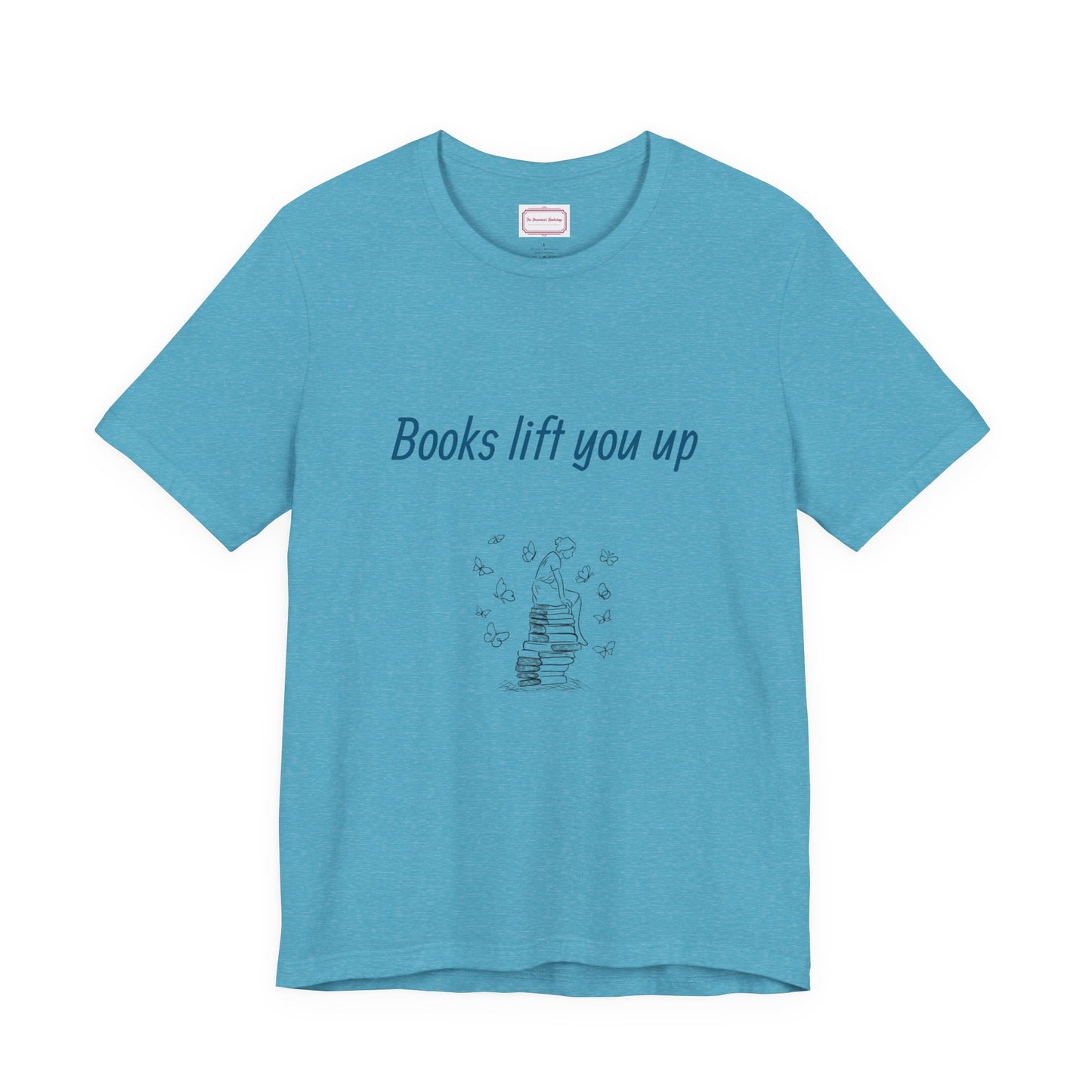 Inspirational Unisex T-shirt - Books Lift You Up