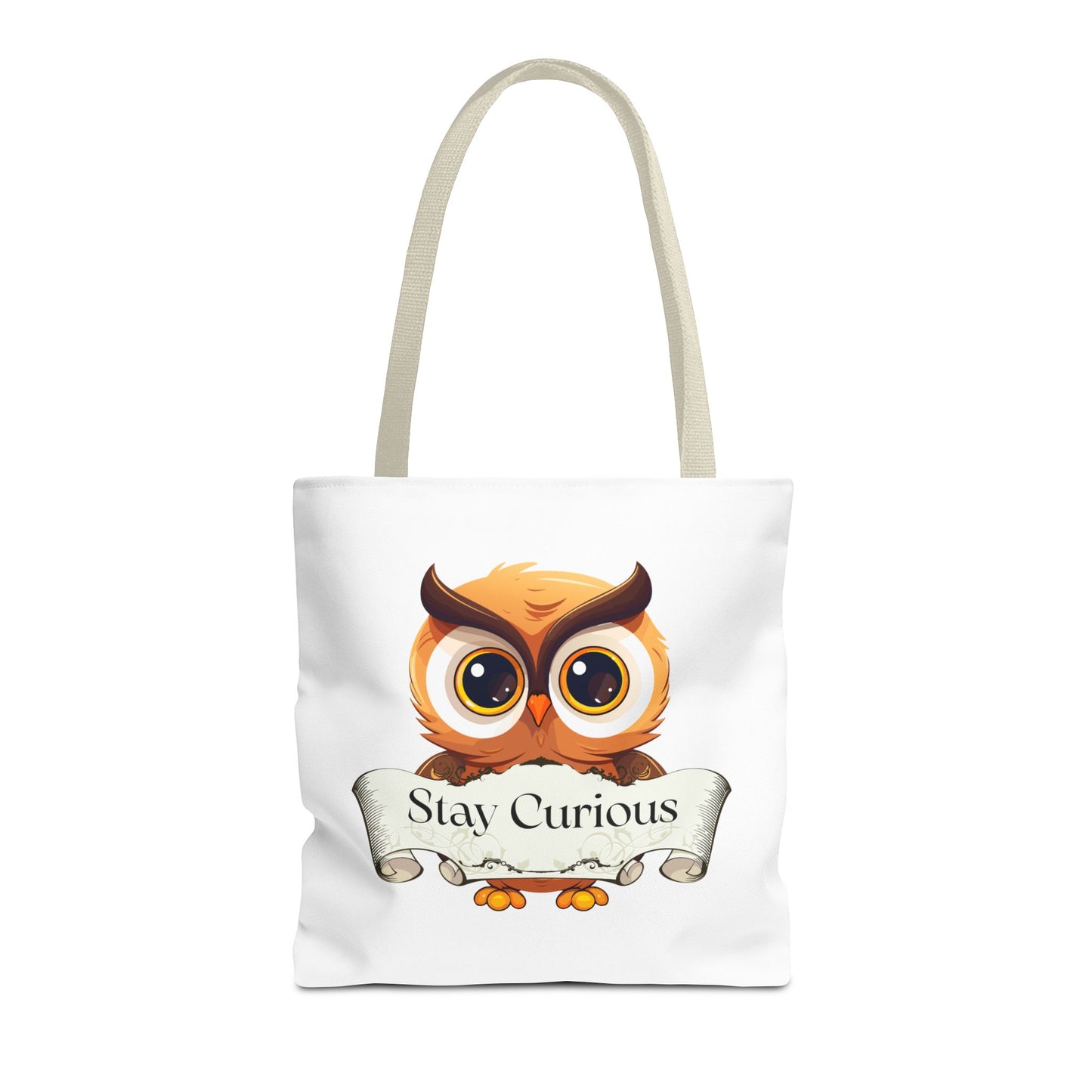 Literary Tote Bag - Stay Curous - The Dreamer's Bookshop Designs