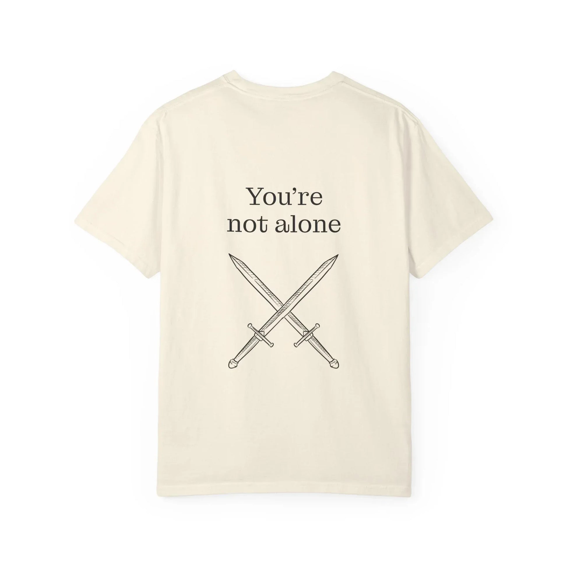 Trauma Survivor Unisex Garment-Dyed T-Shirt - Empowering Supportive Apparel - The Dreamer's Bookshop.