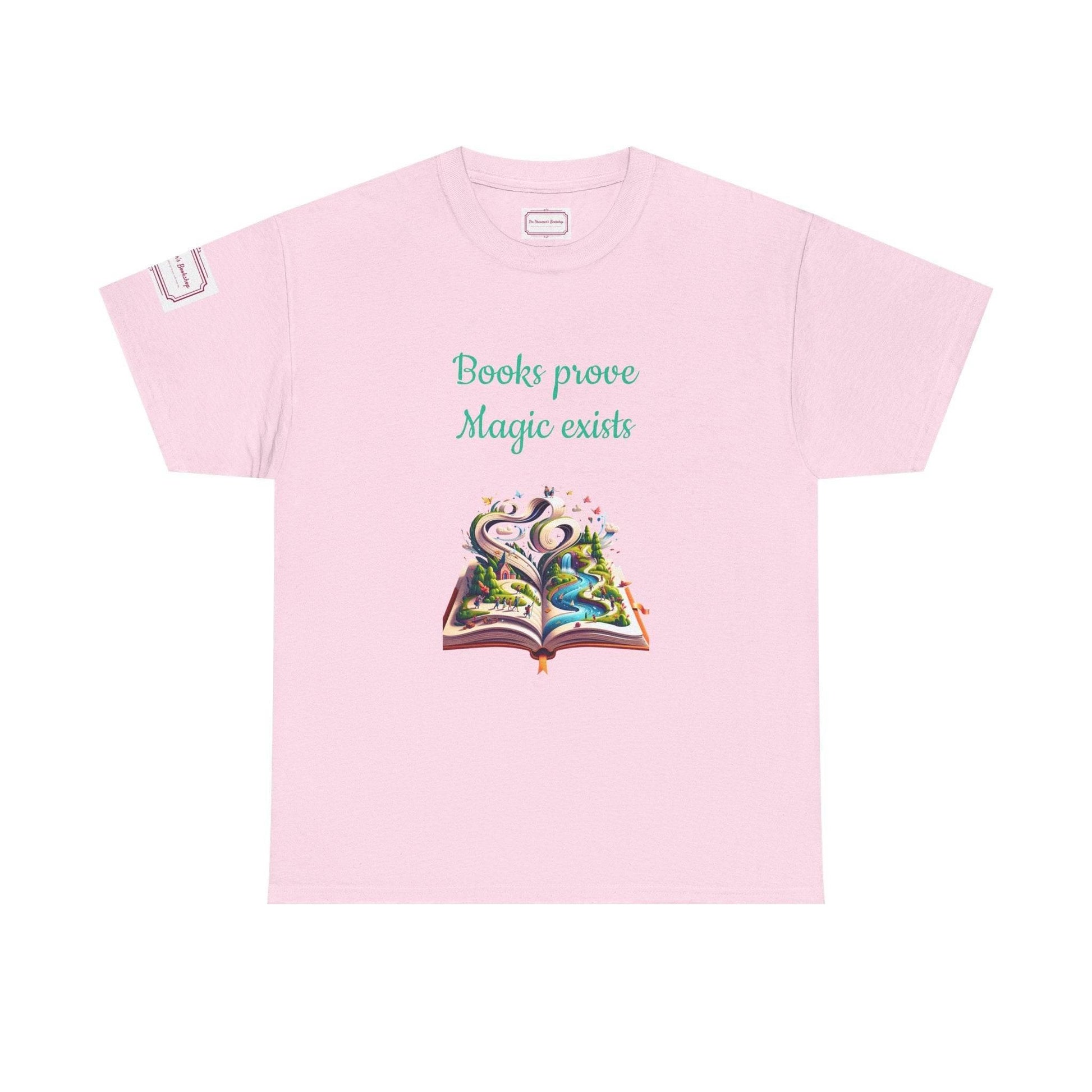 Magic exists - Unisex Heavy Cotton Tee - Perfect for Book Lovers - The Dreamer's Bookshop.
