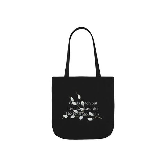 Canvas Tote Bag - "Words Reach Out"
