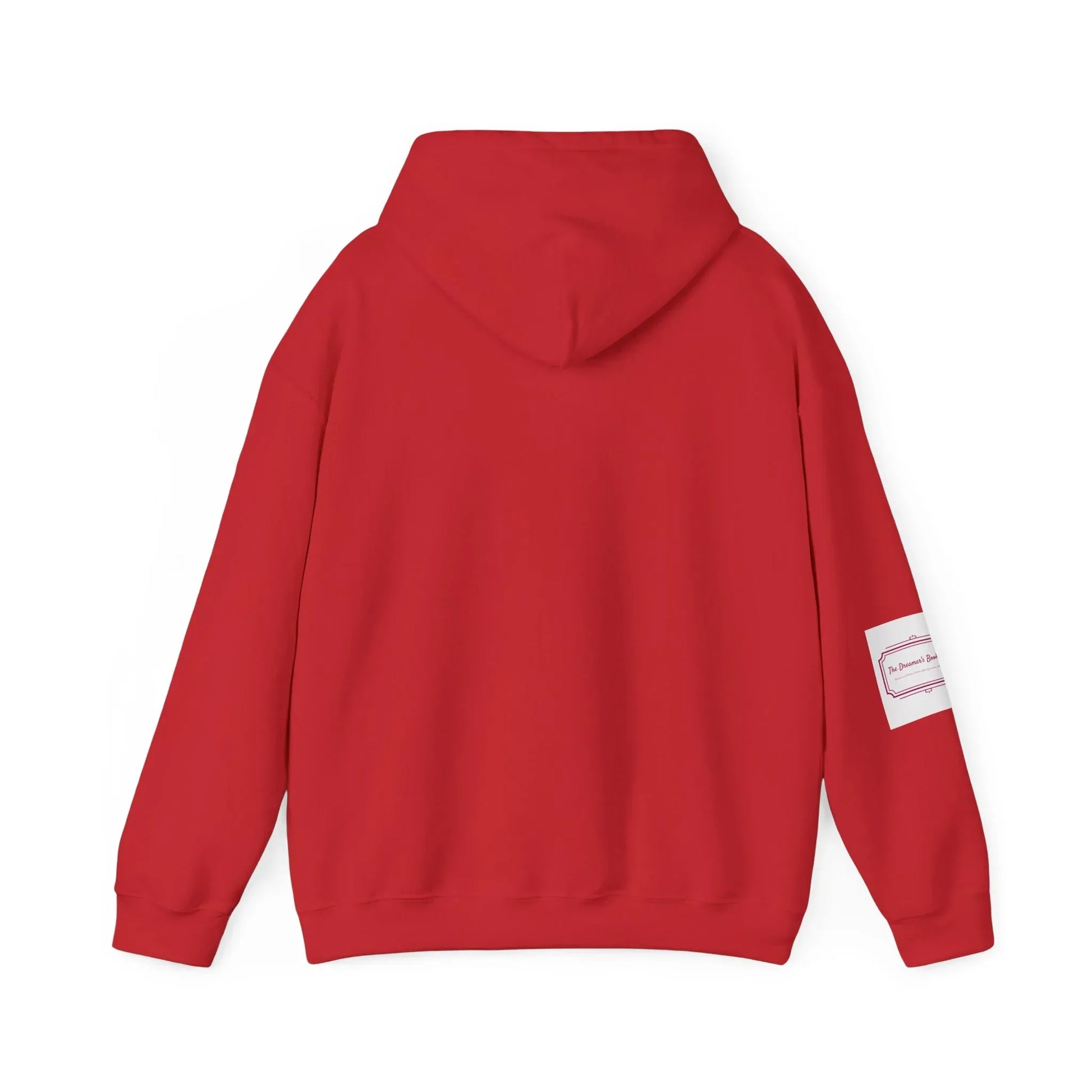 Christmas Book Tree Unisex Hooded Sweatshirt - Cozy Literary Apparel - The Dreamer's Bookshop.