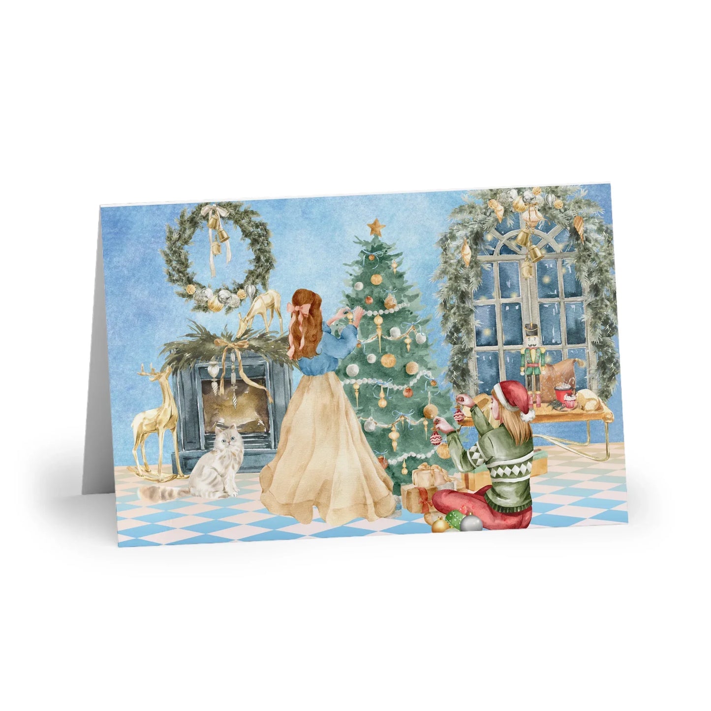 The Dreamer's Bookshop "Tree Decoration" Christmas Card - The Dreamer's Bookshop.