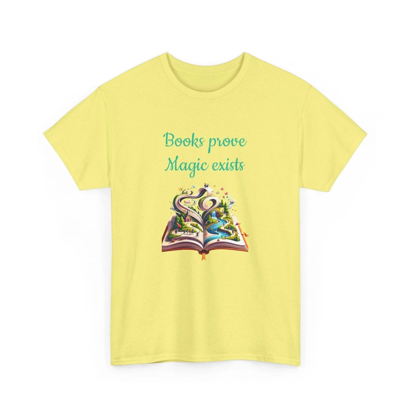 Magic Exists -A Unisex Heavy Cotton Tee - Perfect Gift for Book Lovers - The Dreamer's Bookshop.