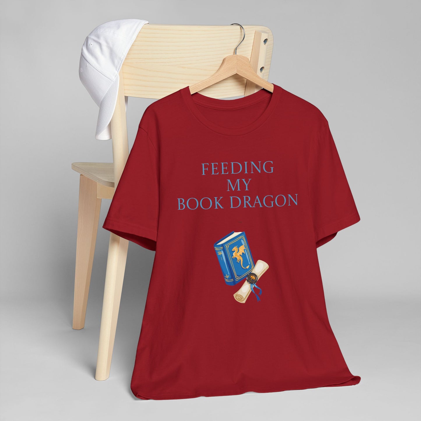 Unisex Jersey T-Shirt - Book Dragon