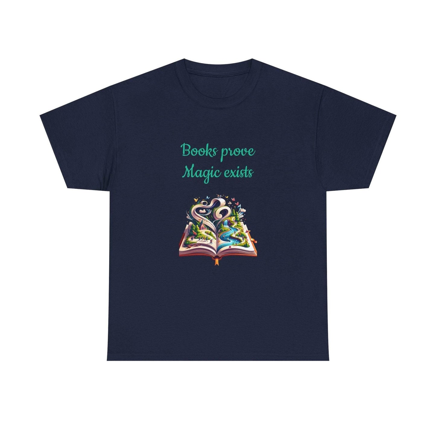 Magic Exists -A Unisex Heavy Cotton Tee - Perfect for Book Lovers - The Dreamer's Bookshop.