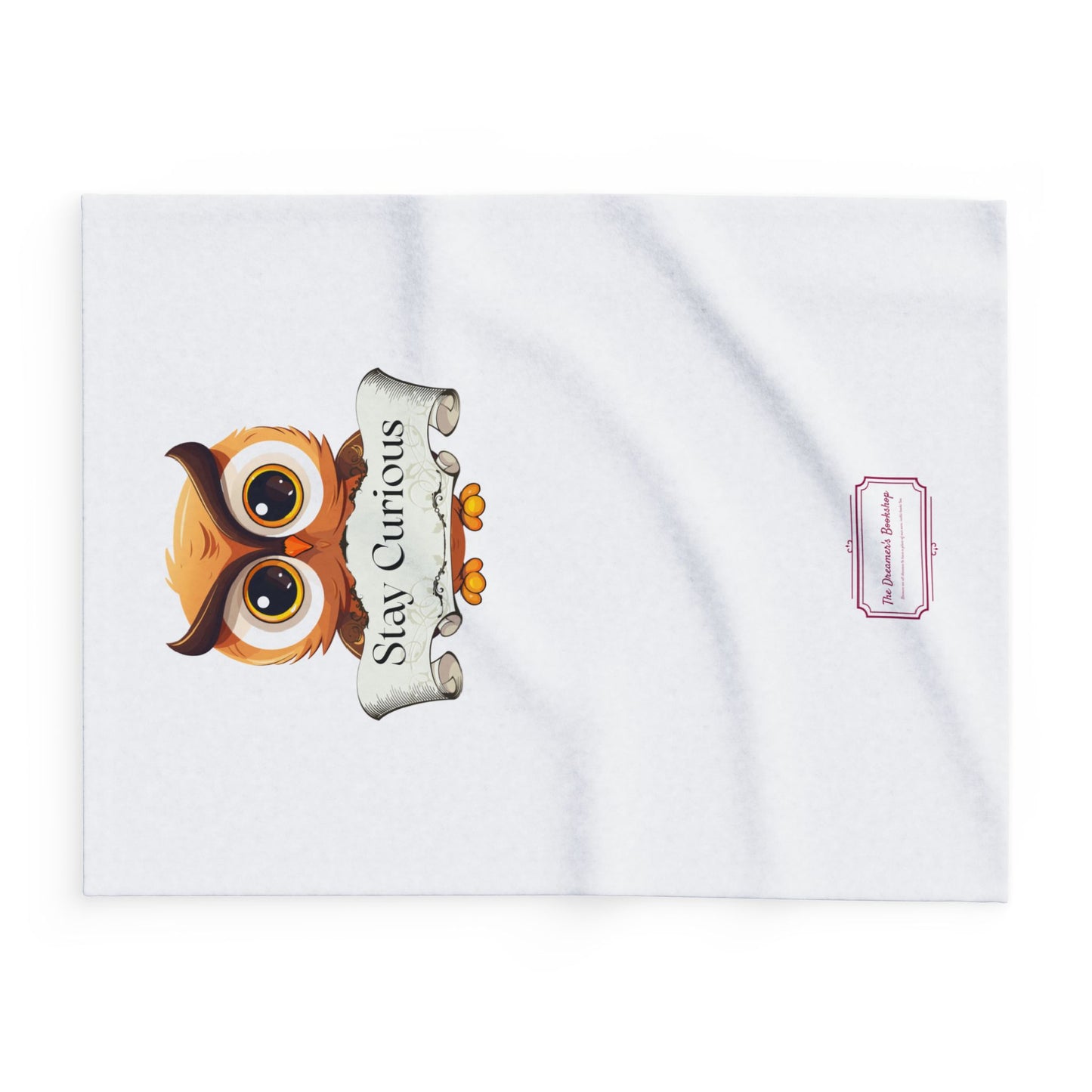 Cozy Arctic Fleece Blanket - Stay Curious