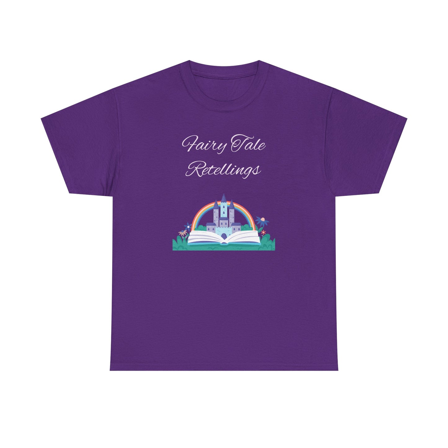 Fiction -  Graphic Tee - Unisex Heavy Cotton T-Shirt - Fairy Tale Retellings