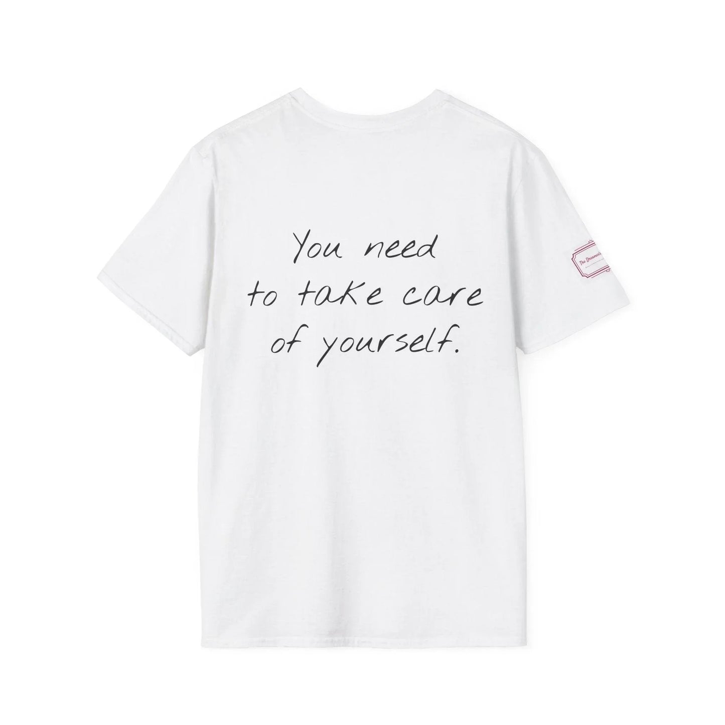 Unisex Softstyle T-Shirt - Take Care Design for Book Lovers - The Dreamer's Bookshop.