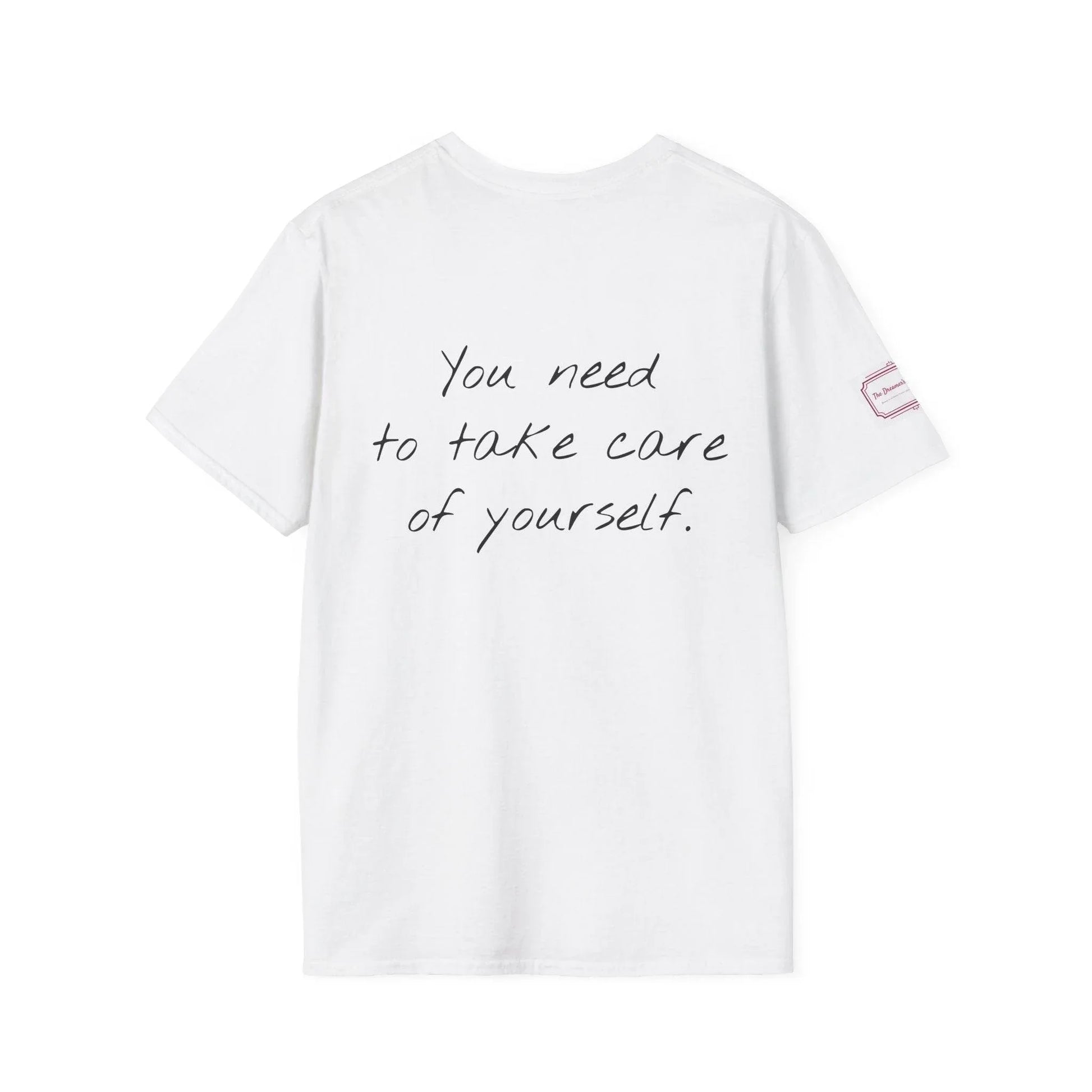 Unisex Softstyle T-Shirt - Take Care Design for Book Lovers - The Dreamer's Bookshop.