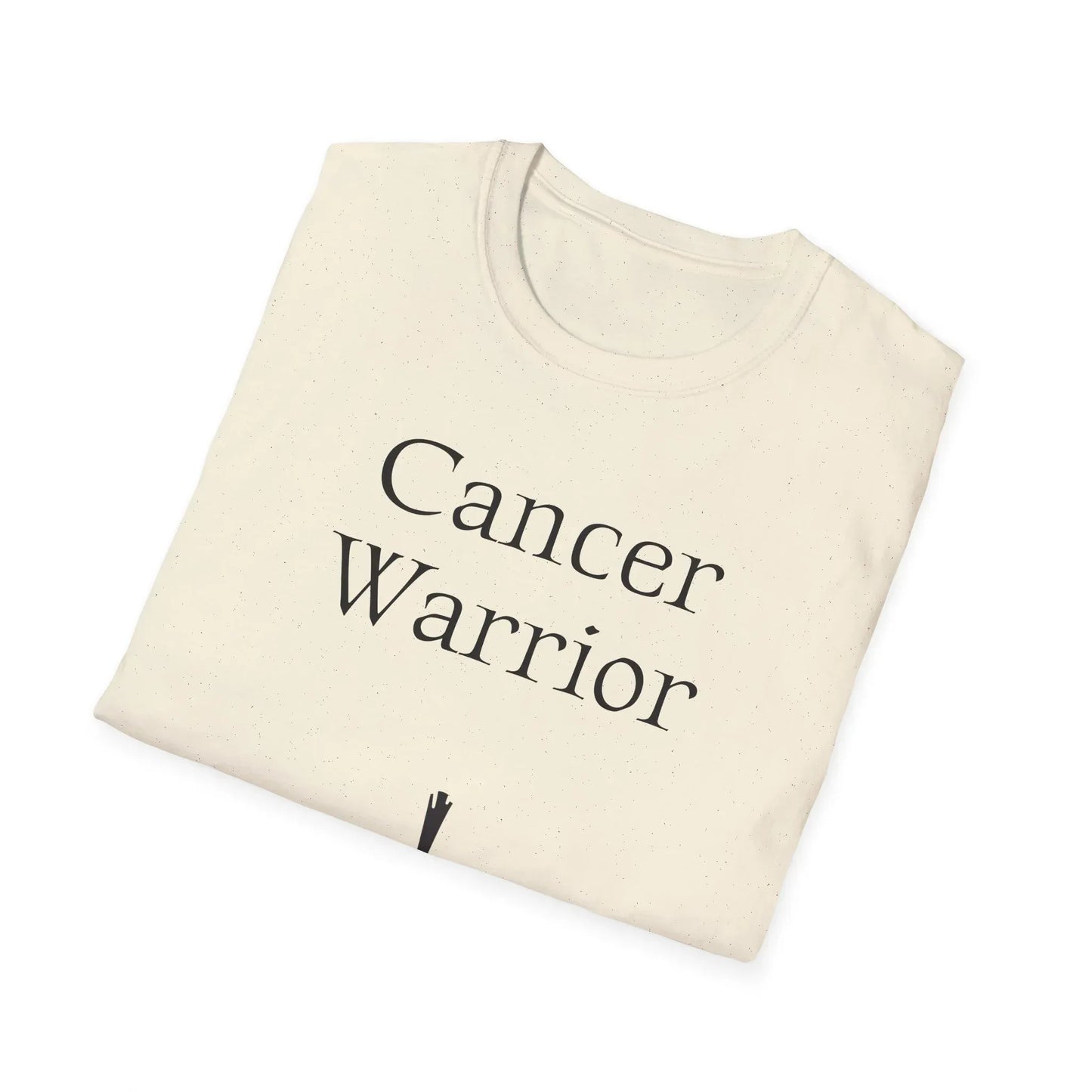 Cancer Warrior Unisex Softstyle T-Shirt - Empowering Graphic Tee for Women's Health Awarenes - The Dreamer's Bookshop.