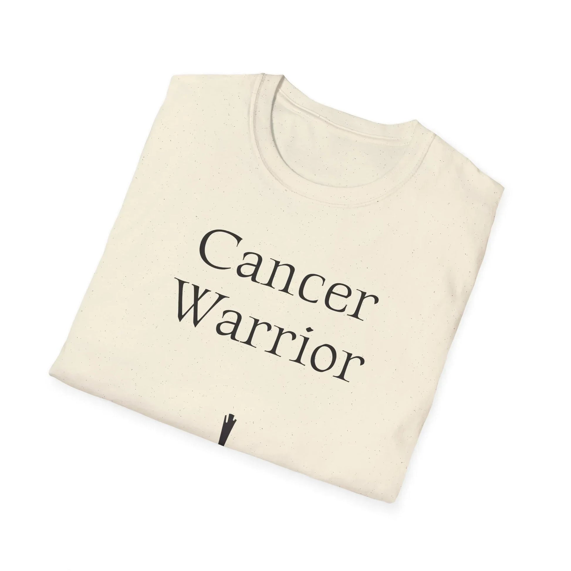 Cancer Warrior Unisex Softstyle T-Shirt - Empowering Graphic Tee for Women's Health Awarenes - The Dreamer's Bookshop.