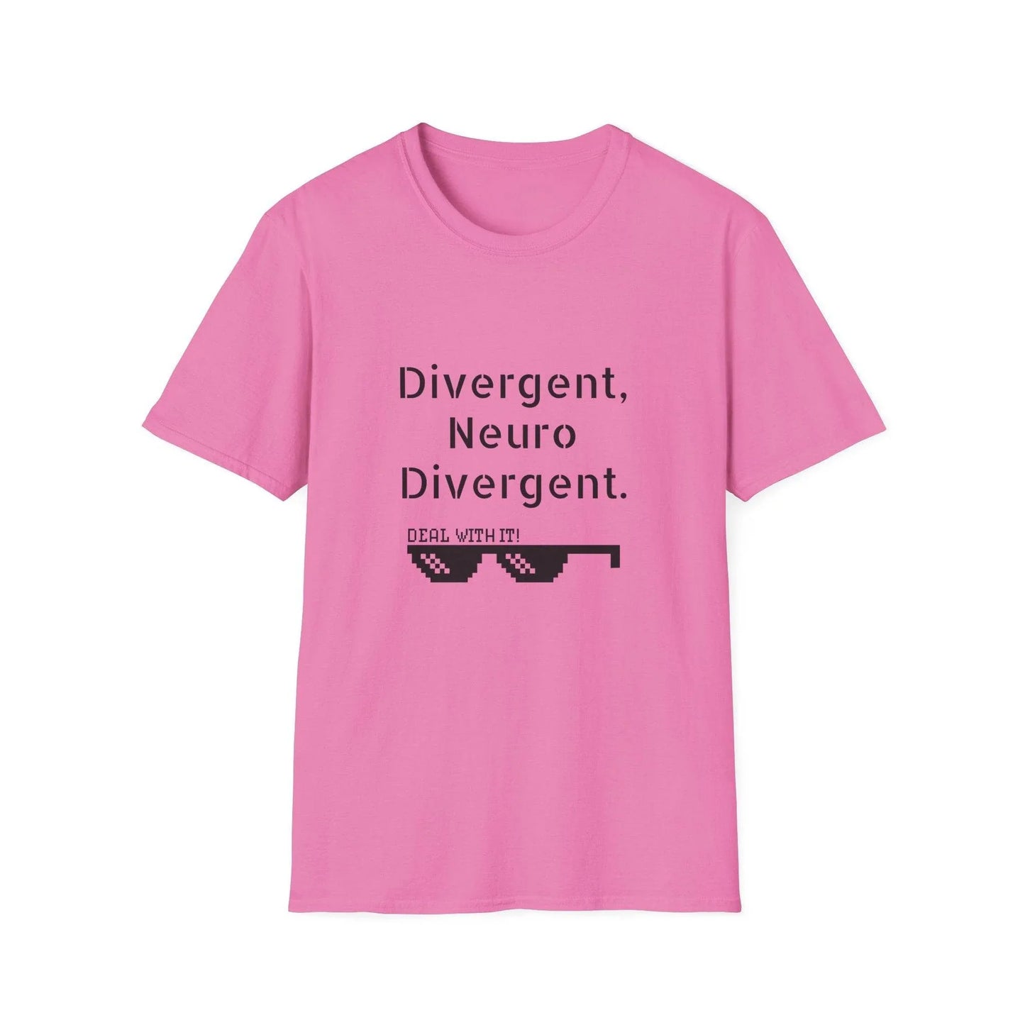 Divergent Neuro T-Shirt - Unisex Softstyle Tee for Neurodivergent Pride - The Dreamer's Bookshop.