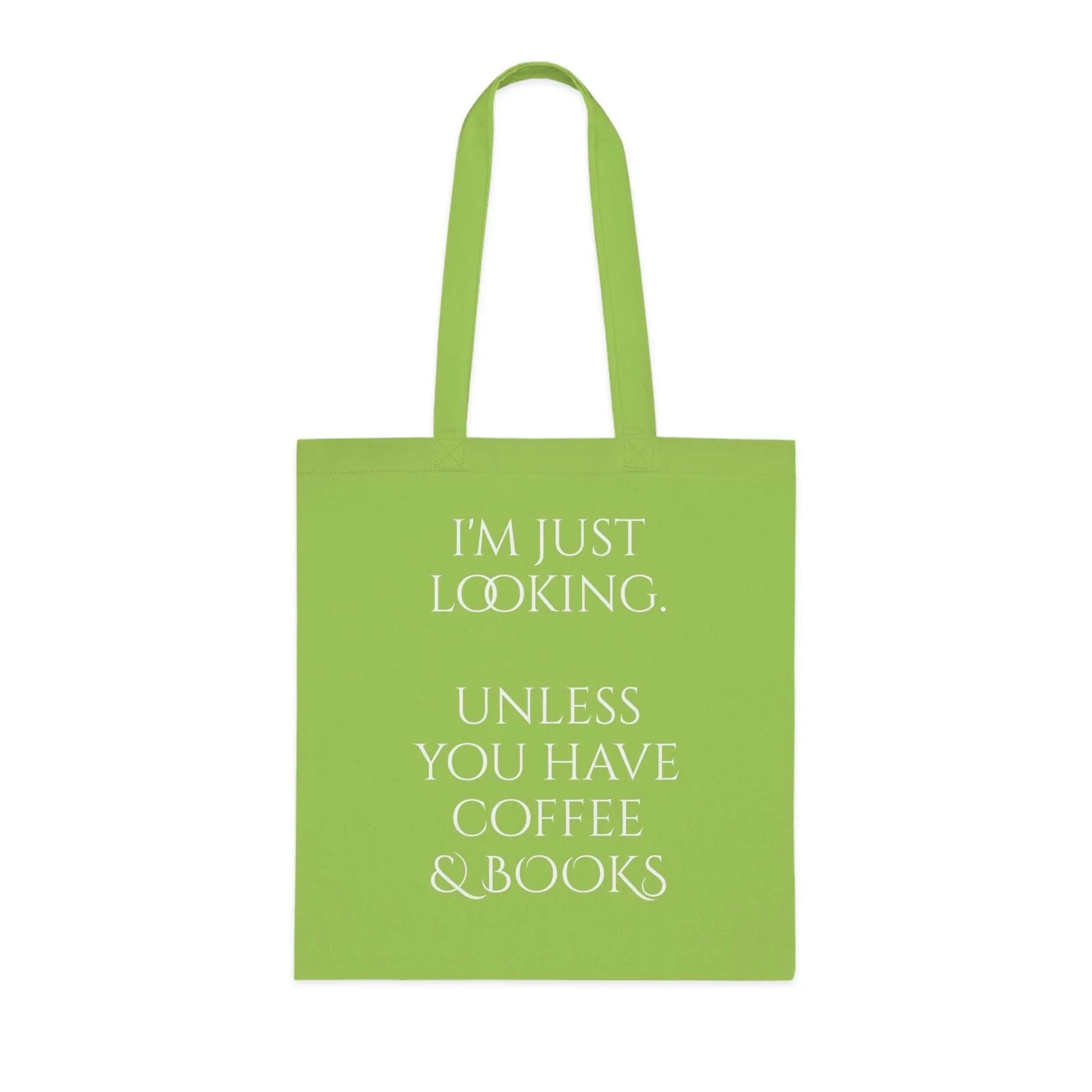 Coffee & Books Cotton Tote - Perfect for Book Lovers - The Dreamer's Bookshop.