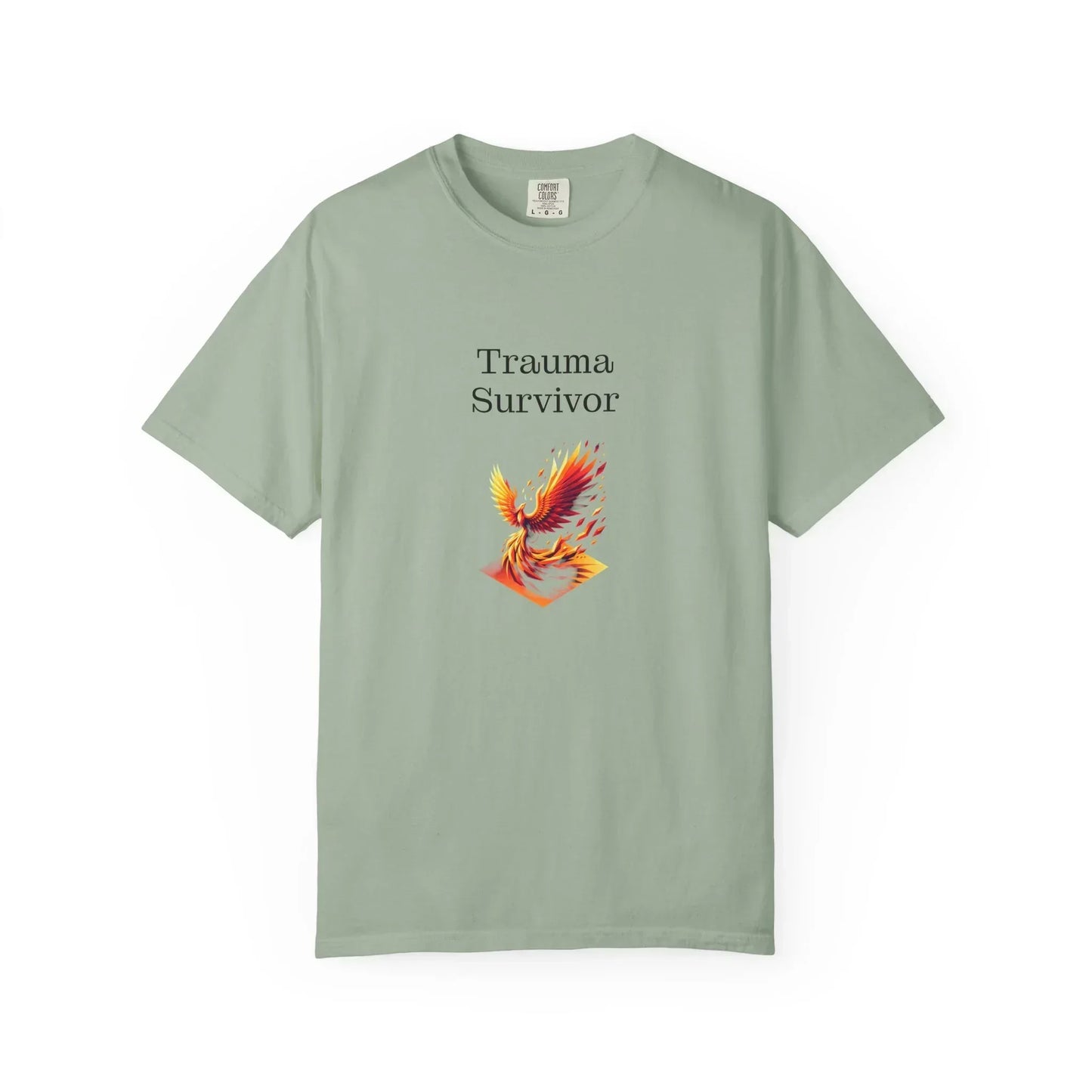 Trauma Survivor Unisex Garment-Dyed T-shirt - Inspirational Motivational Tee - The Dreamer's Bookshop.