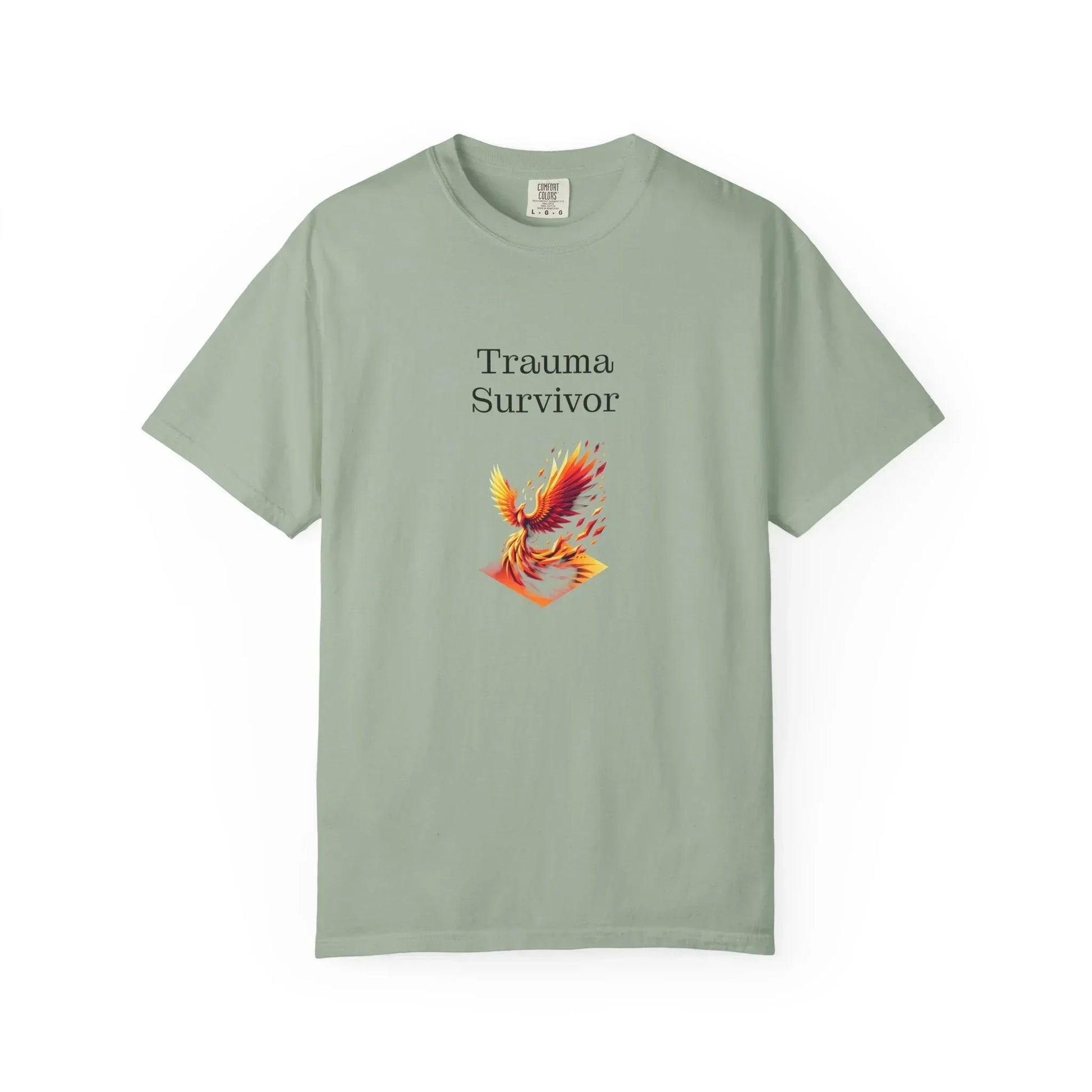 Trauma Survivor Unisex Garment-Dyed T-shirt - Inspirational Motivational Tee - The Dreamer's Bookshop.