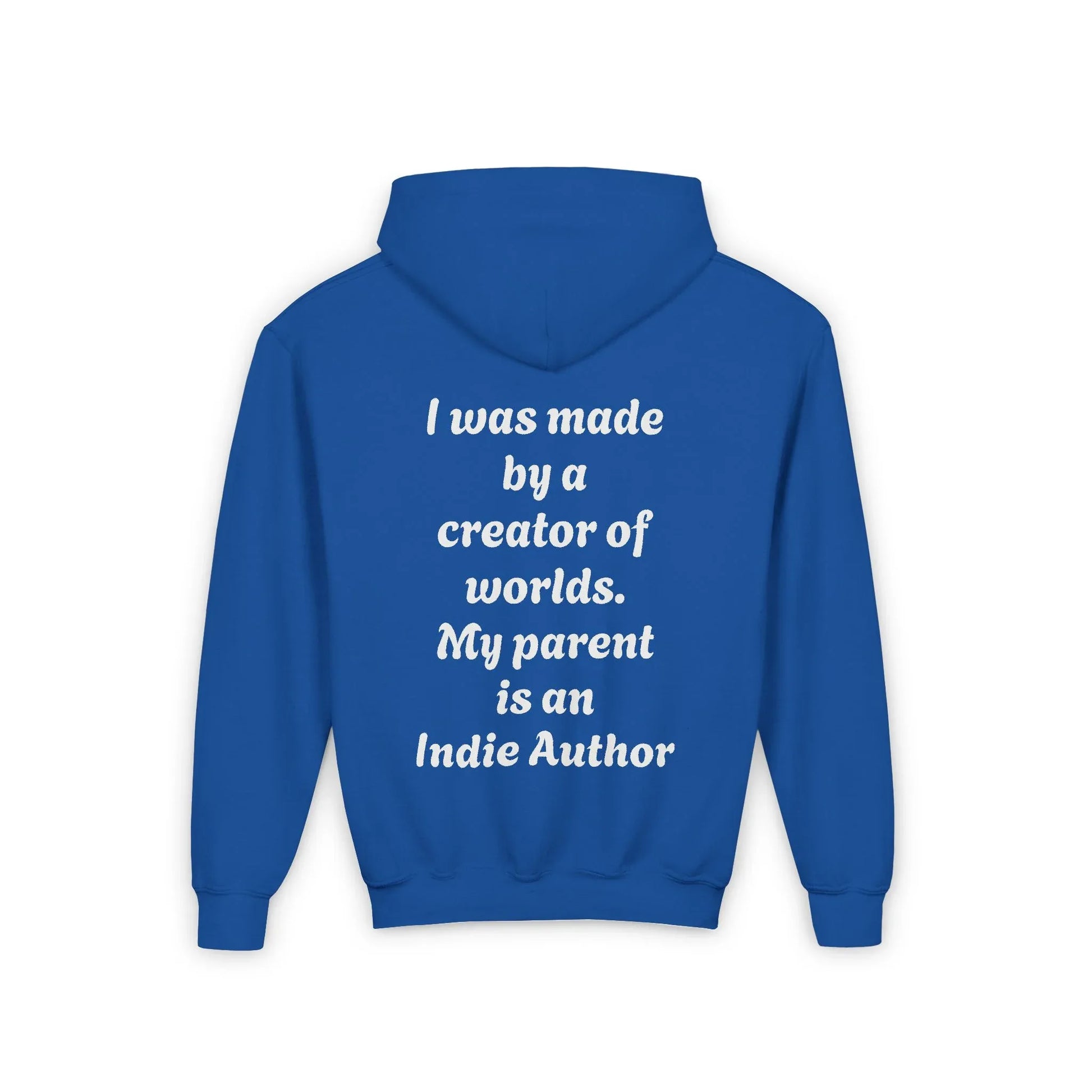 US (Ww) - Youth Heavy Blend Hooded Sweatshirt - "Born to be Original" & "Created by a Creator of Worlds" - The Dreamer's Bookshop.